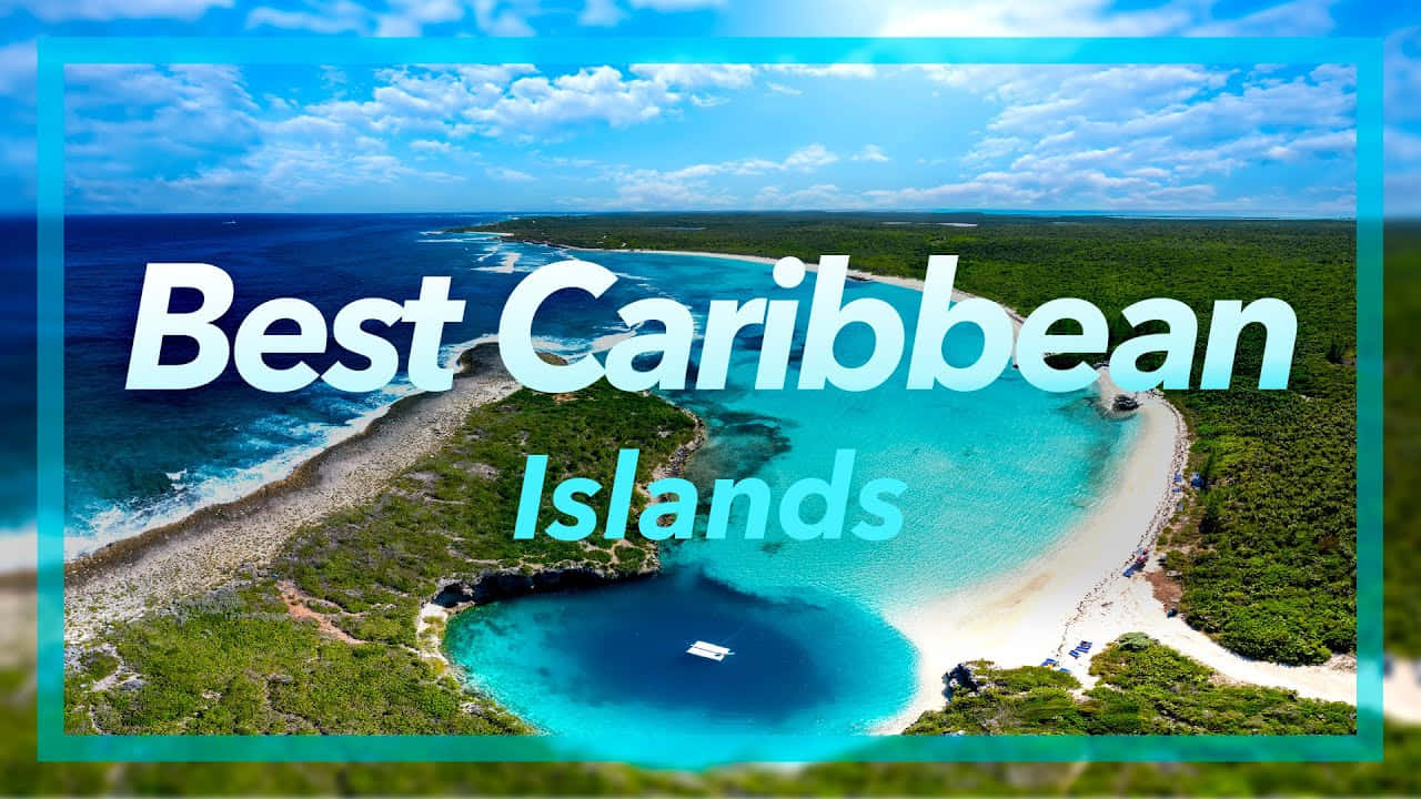 Caribbean Island, turquoise waters, white sand, HD Desktop Wallpaper