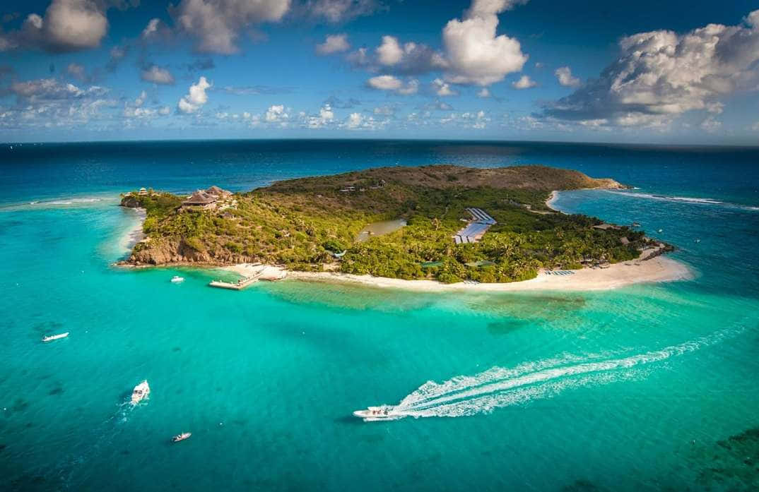 Caribbean Island, turquoise waters, white sand beaches, SD Desktop Wallpaper