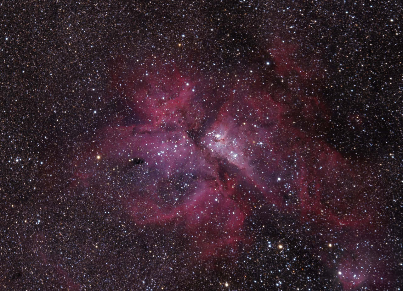 Carina Nebula, pink, purple, HD Desktop Wallpaper
