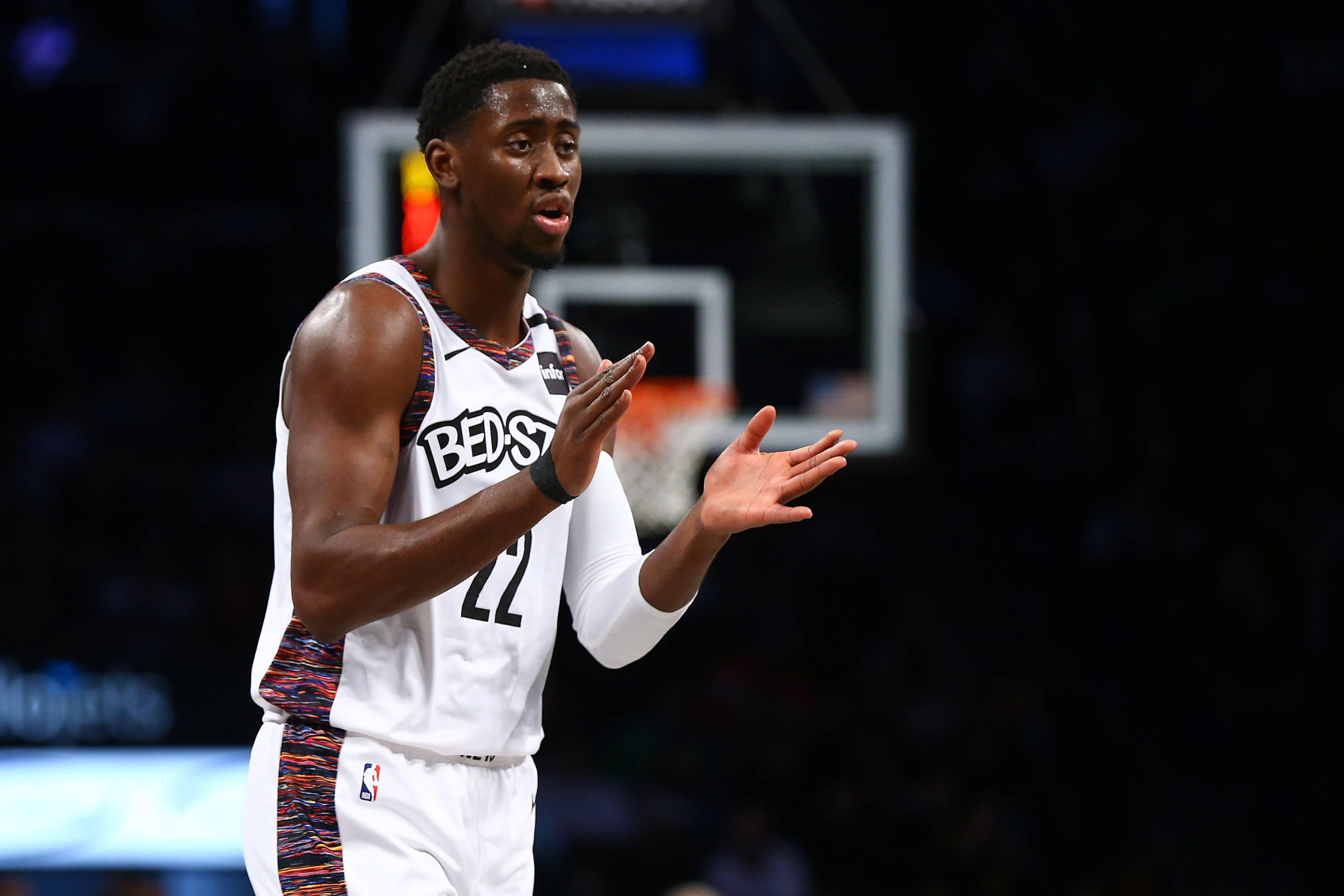 Caris LeVert, white jersey, number 22, 2K Desktop Wallpaper