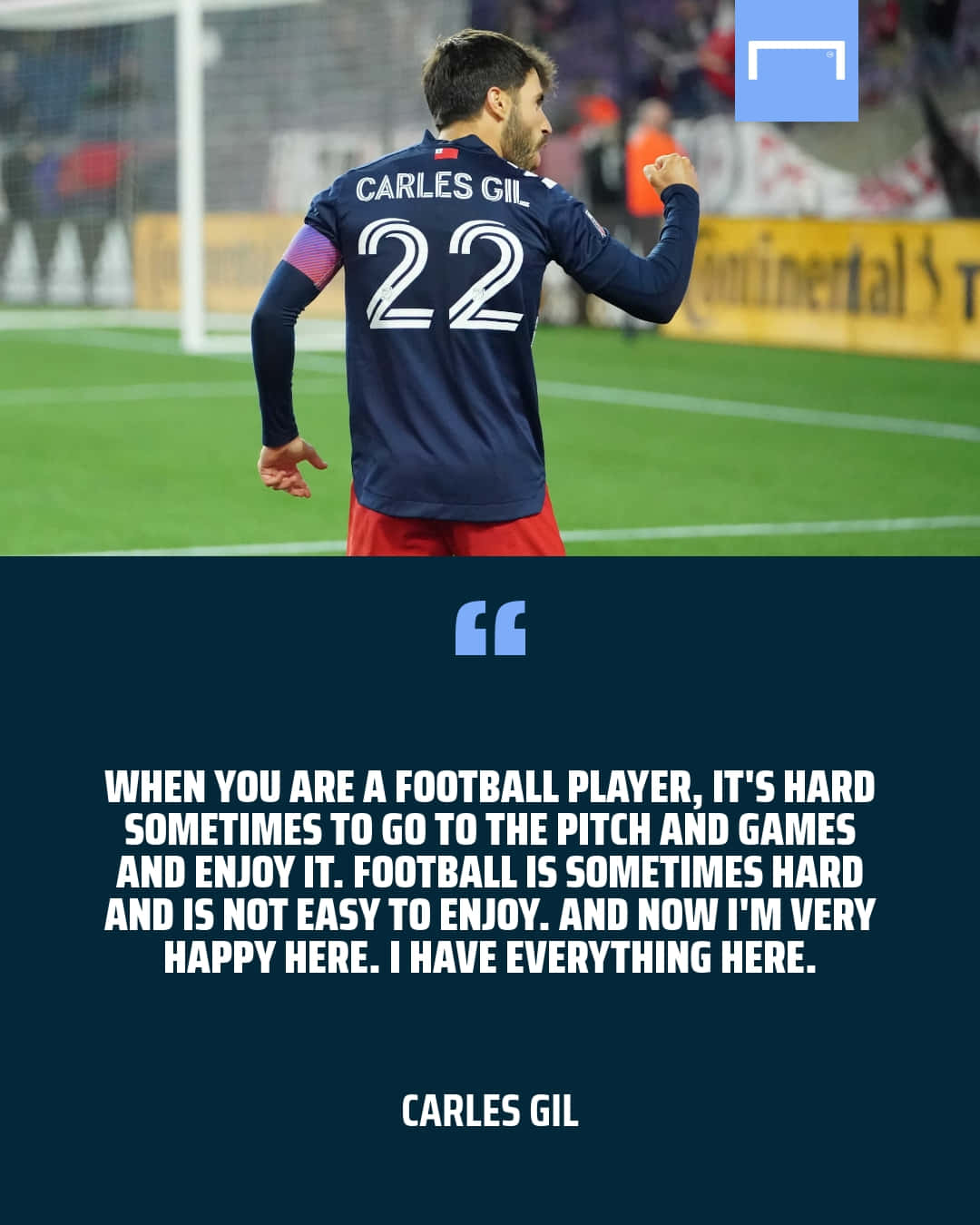 Carles Gil, navy jersey, number 22, HD Phone Wallpaper