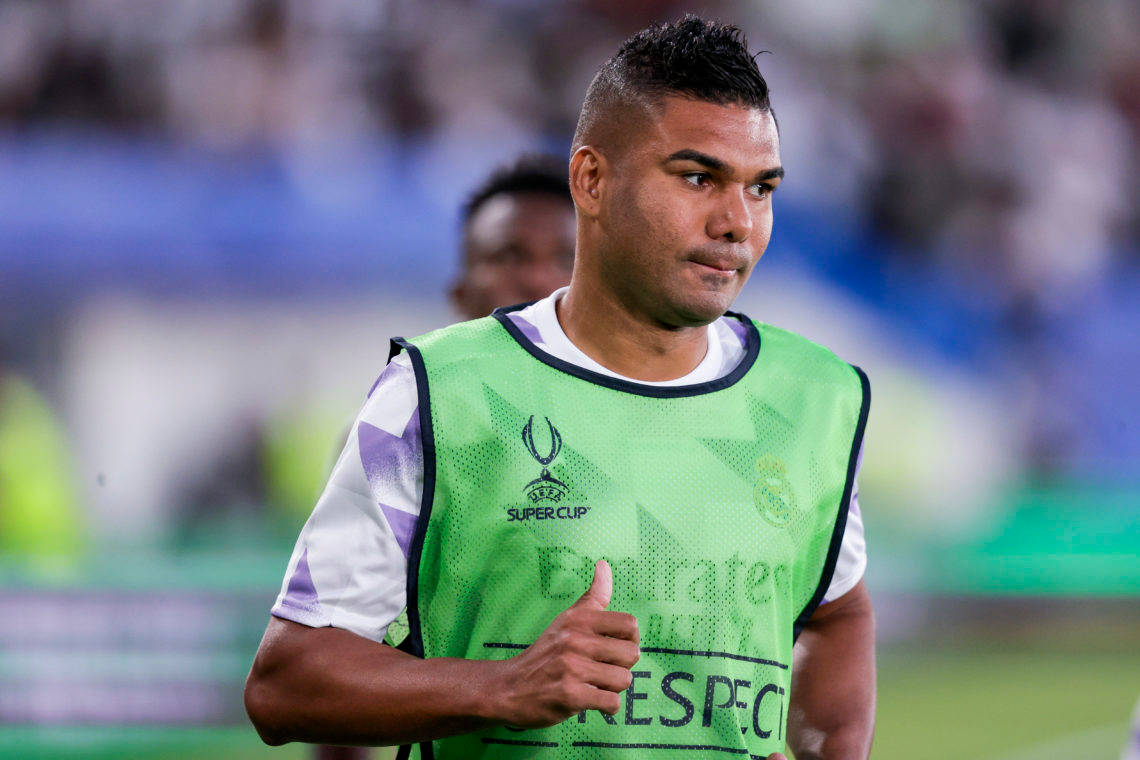 Carlos Casimiro, green training vest, stadium field, SD Desktop Wallpaper