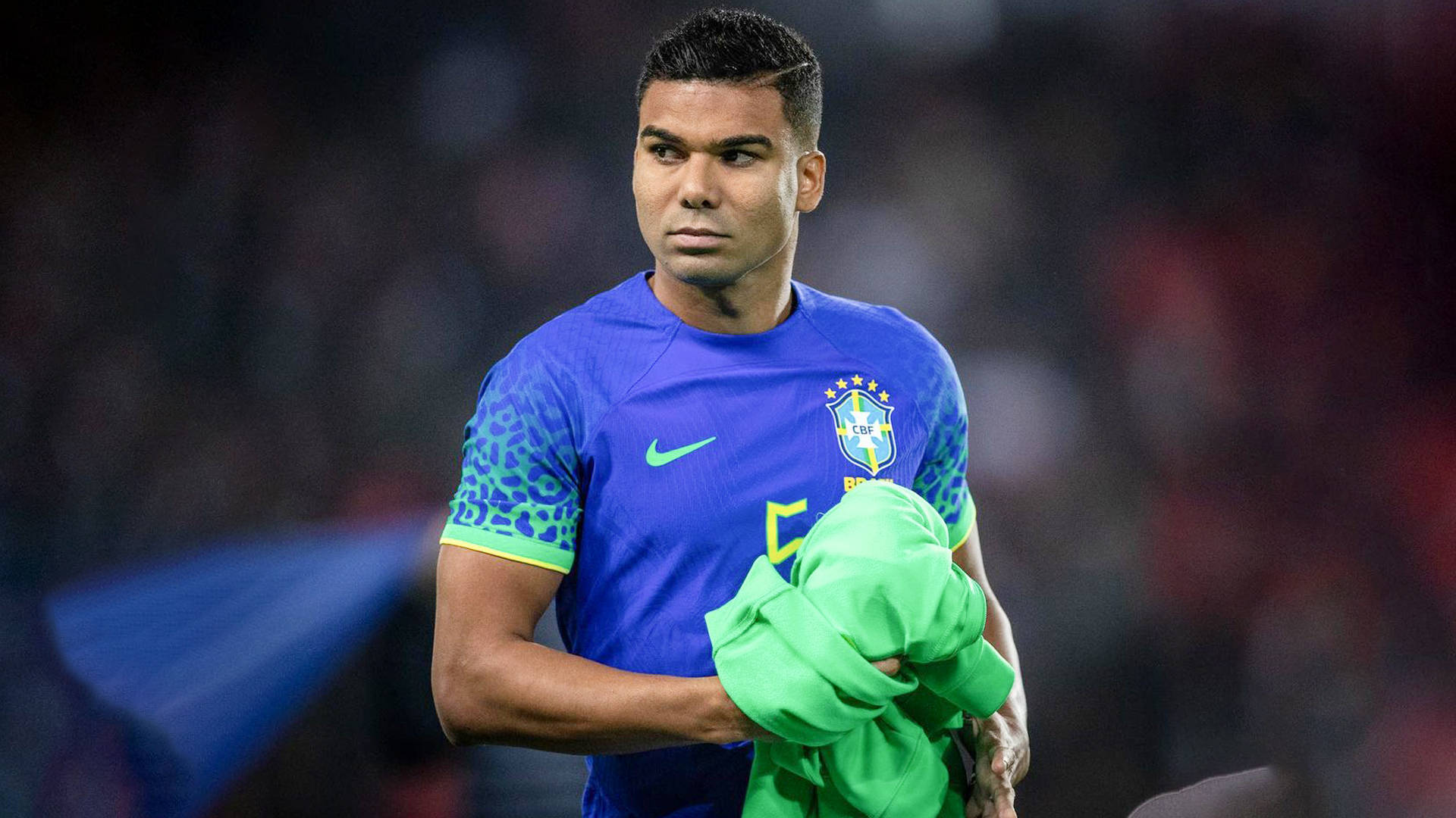 Carlos Casimiro, Blue Brazil Shirt, blue jersey, Full HD Desktop Wallpaper