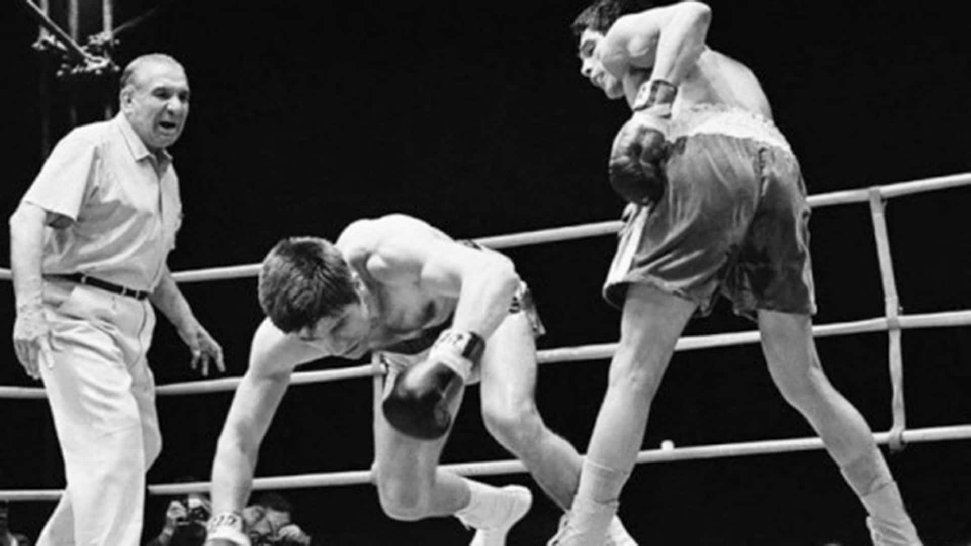 Carlos Monzon, boxer, ring, Full HD Desktop Wallpaper