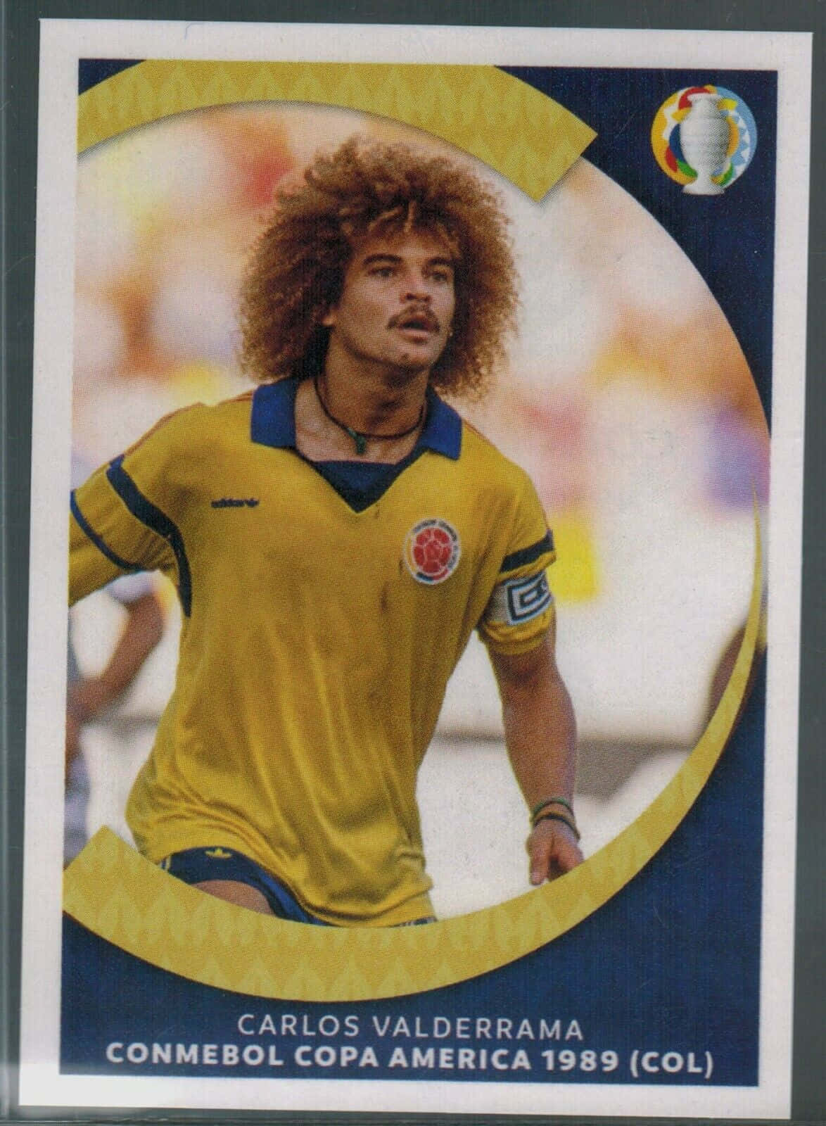 Carlos Valderrama, yellow Colombia jersey, 1989 Copa America, HD Phone Wallpaper