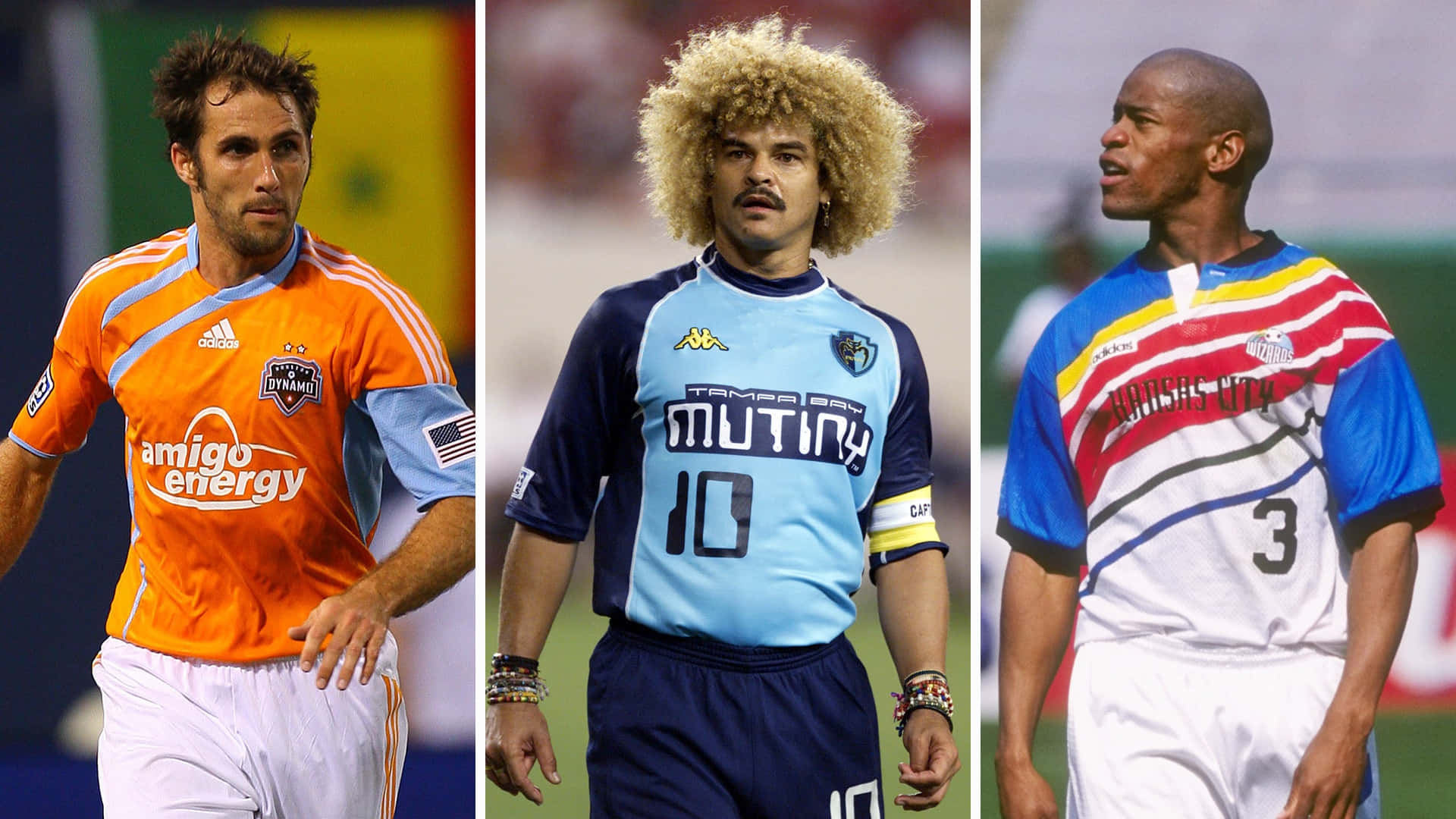 Carlos Valderrama, vintage team jerseys, field, Full HD Desktop Wallpaper