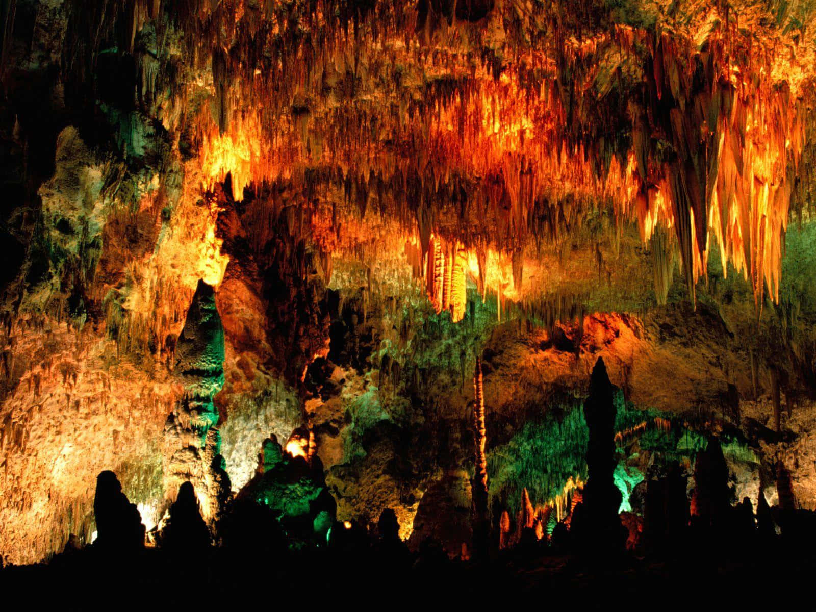 Carlsbad Caverns National Park, stalactites, stalagmites, HD Desktop Wallpaper