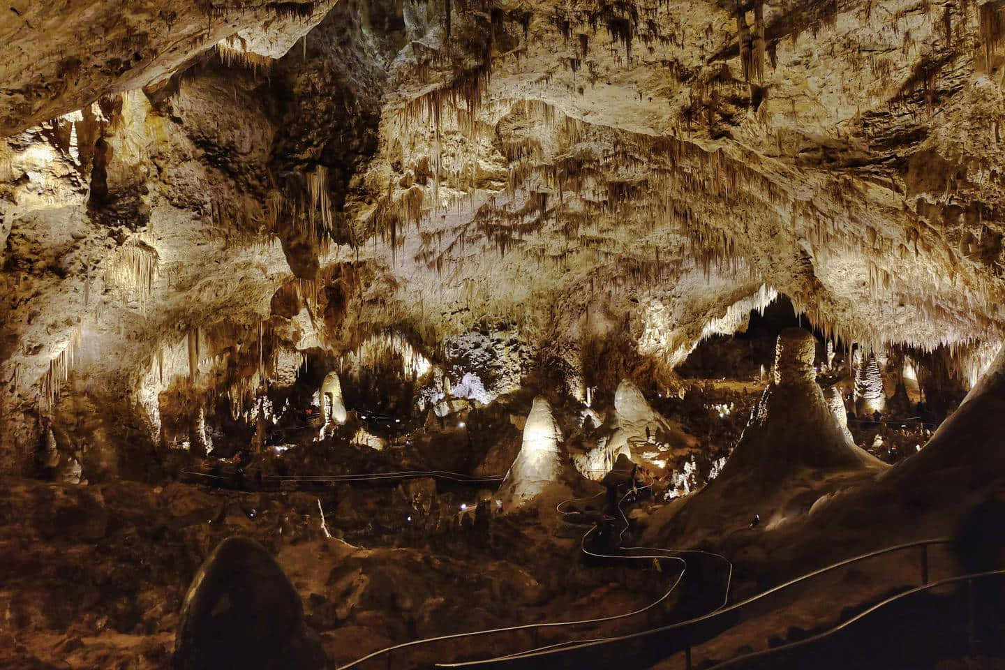 Carlsbad Caverns National Park, stalactites, stalagmites, HD Desktop Wallpaper