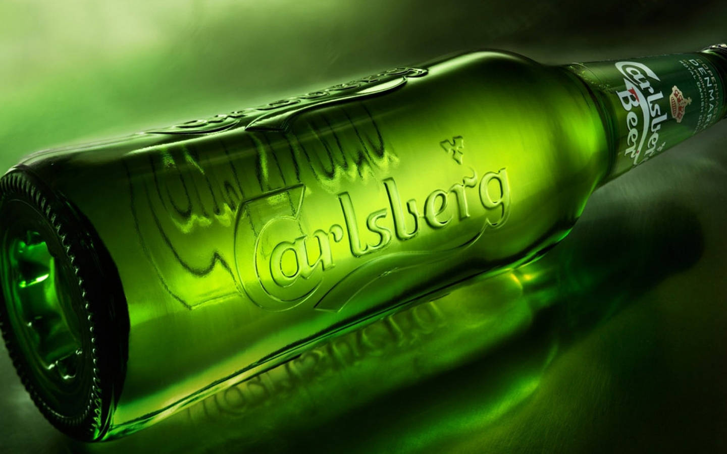 Carlsberg, green, glossy, HD Desktop Wallpaper