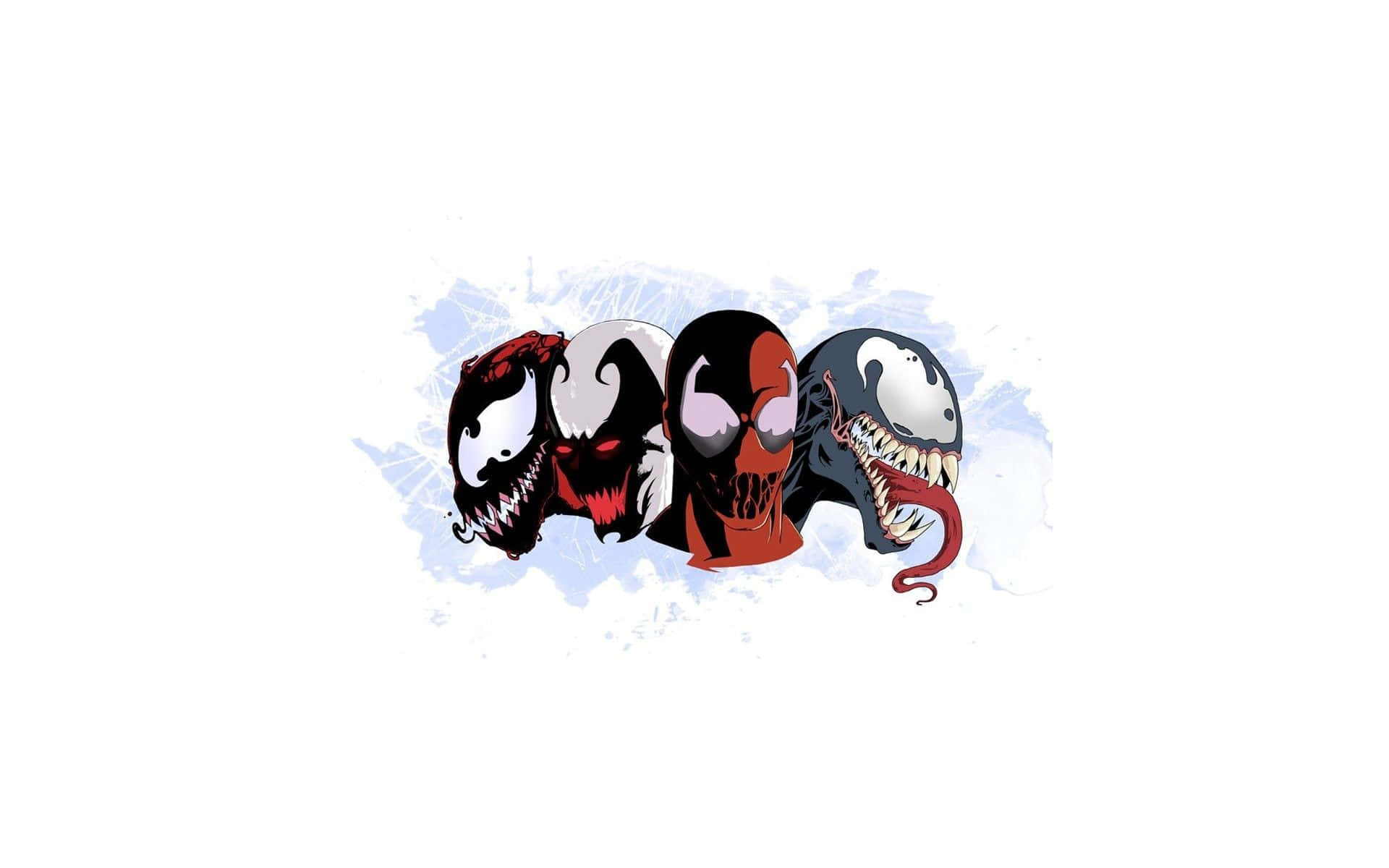 Carnage USA, symbiotes, glowing eyes, Full HD Desktop Wallpaper
