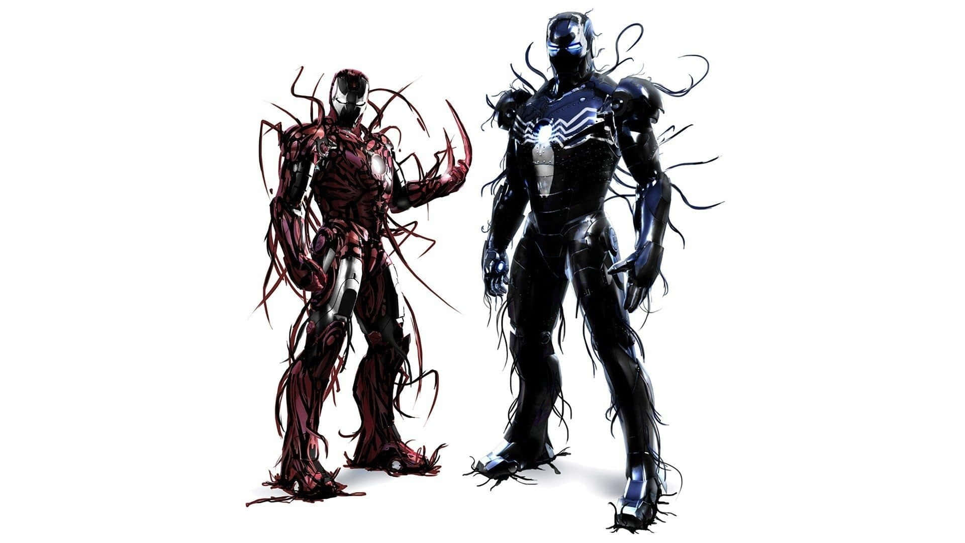Carnage USA, symbiotes, red, Full HD Desktop Wallpaper