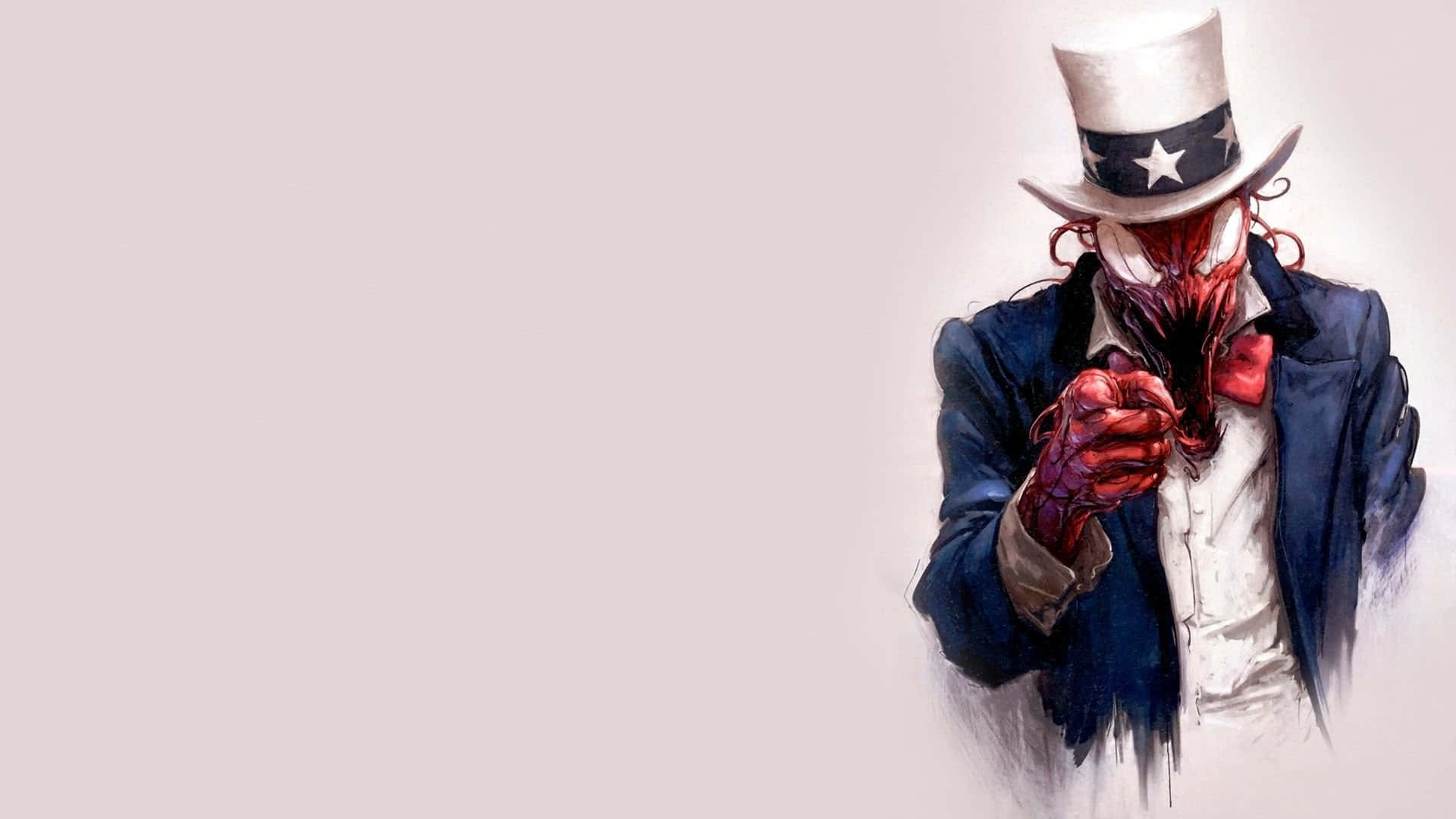 Carnage USA, patriotic top hat, suit, Full HD Desktop Wallpaper