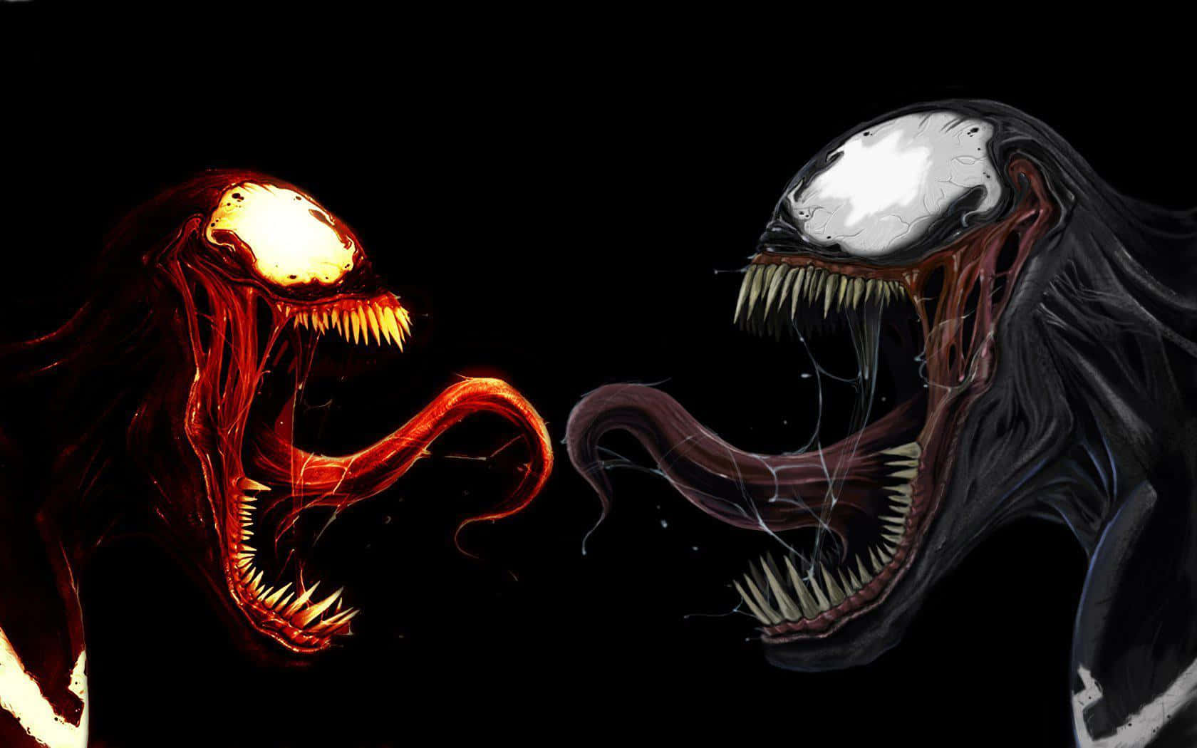 Venom, Carnage, dark void, HD Desktop Wallpaper