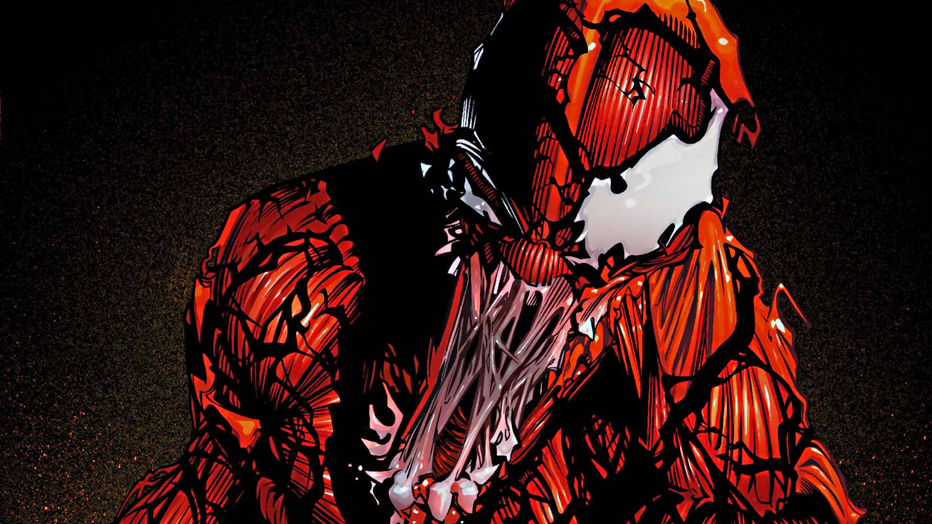Carnage, anime character, red and black armor, Full HD Desktop Wallpaper