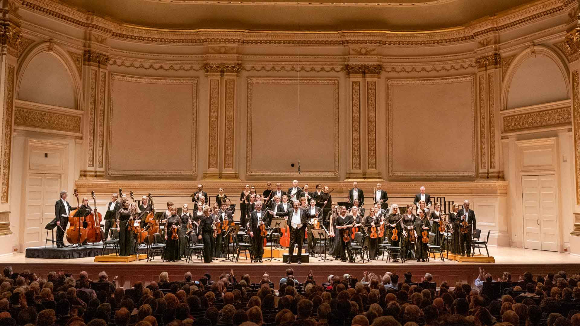 Carnegie Hall, orchestra, formal black attire, Full HD Desktop Wallpaper