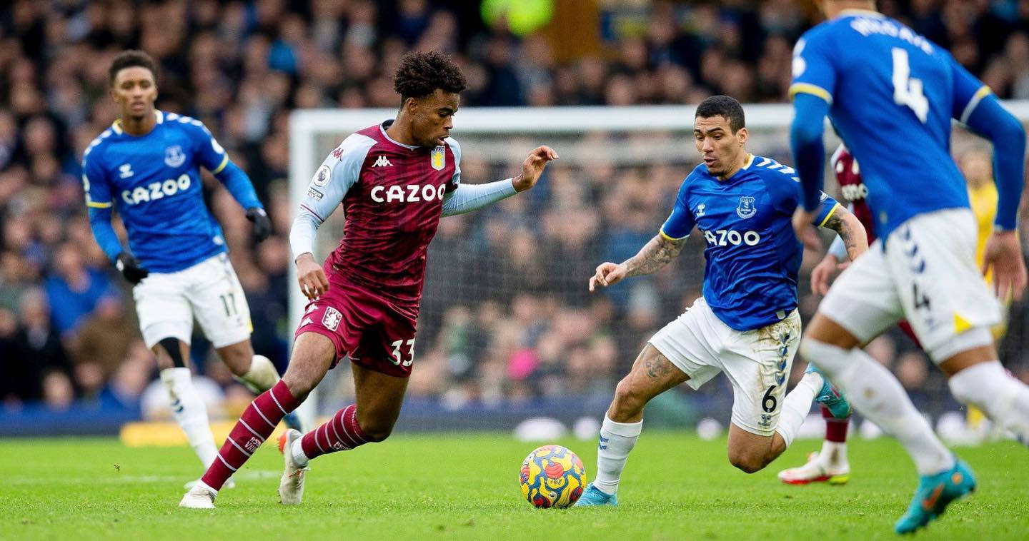 Carney Chukwuemeka, maroon, blue, HD Desktop Wallpaper