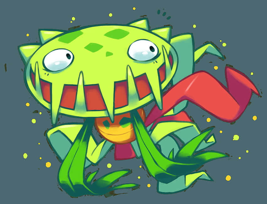 Carnivine, green monster, spiky head, SD Desktop Wallpaper