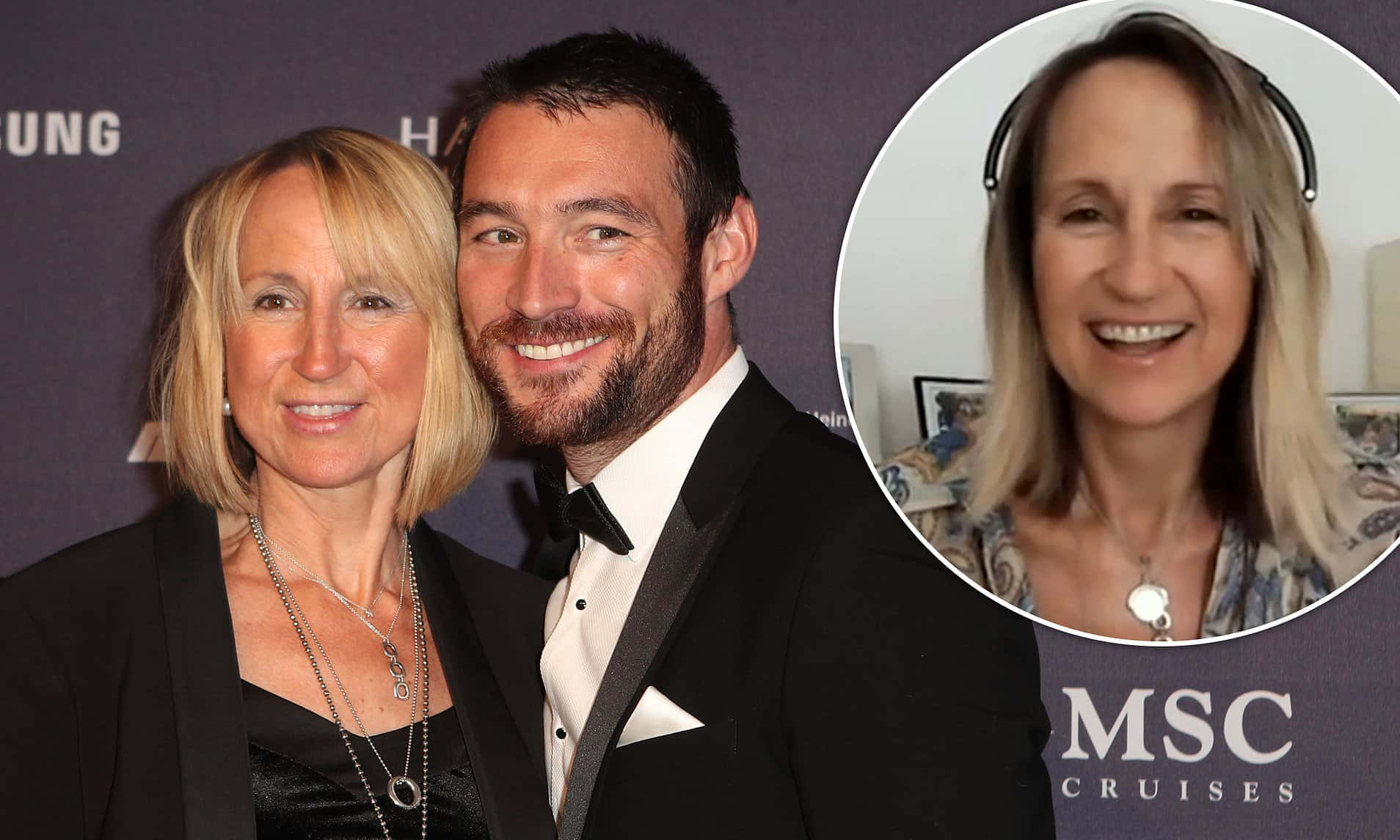 Carol Mcgiffin, tuxedo, black dress, HD Desktop Wallpaper