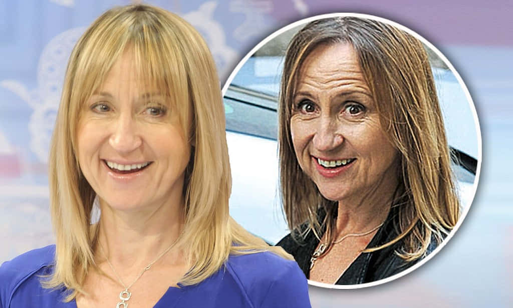 Carol Mcgiffin, blonde hair, blue top, SD Desktop Wallpaper