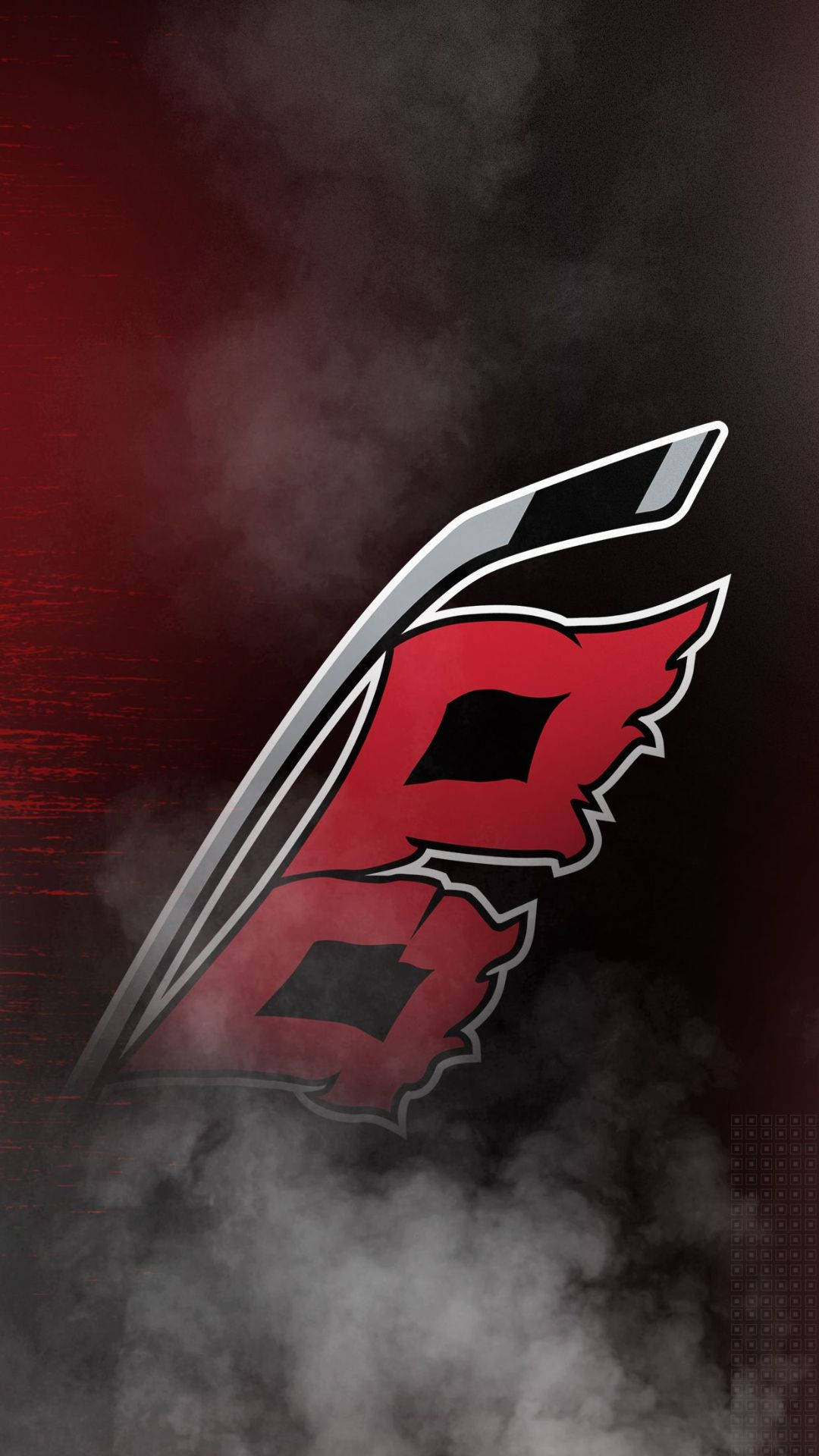 Carolina Hurricanes, red and silver, hockey stick logo, Full HD Phone Wallpaper