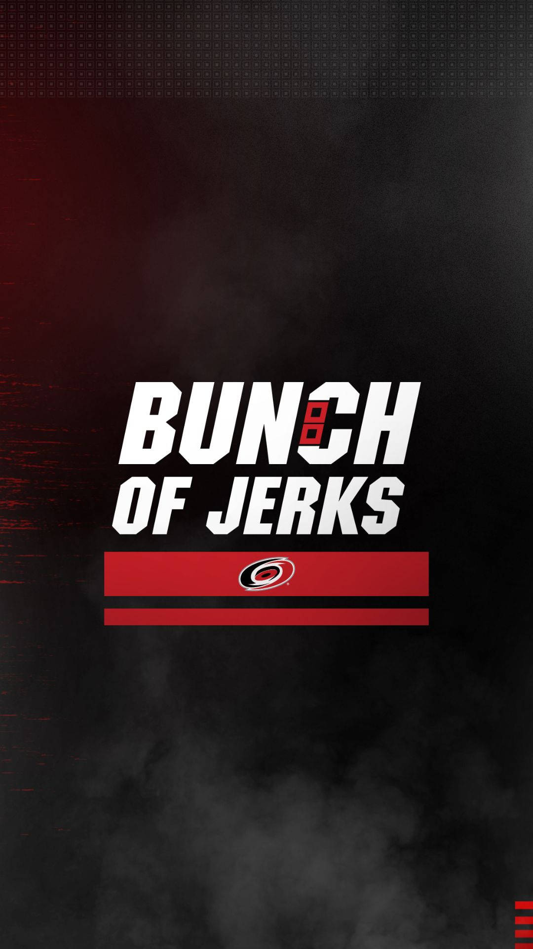 Carolina Hurricanes, BUNCH OF JERKS, dark smoky background, Full HD Phone Wallpaper