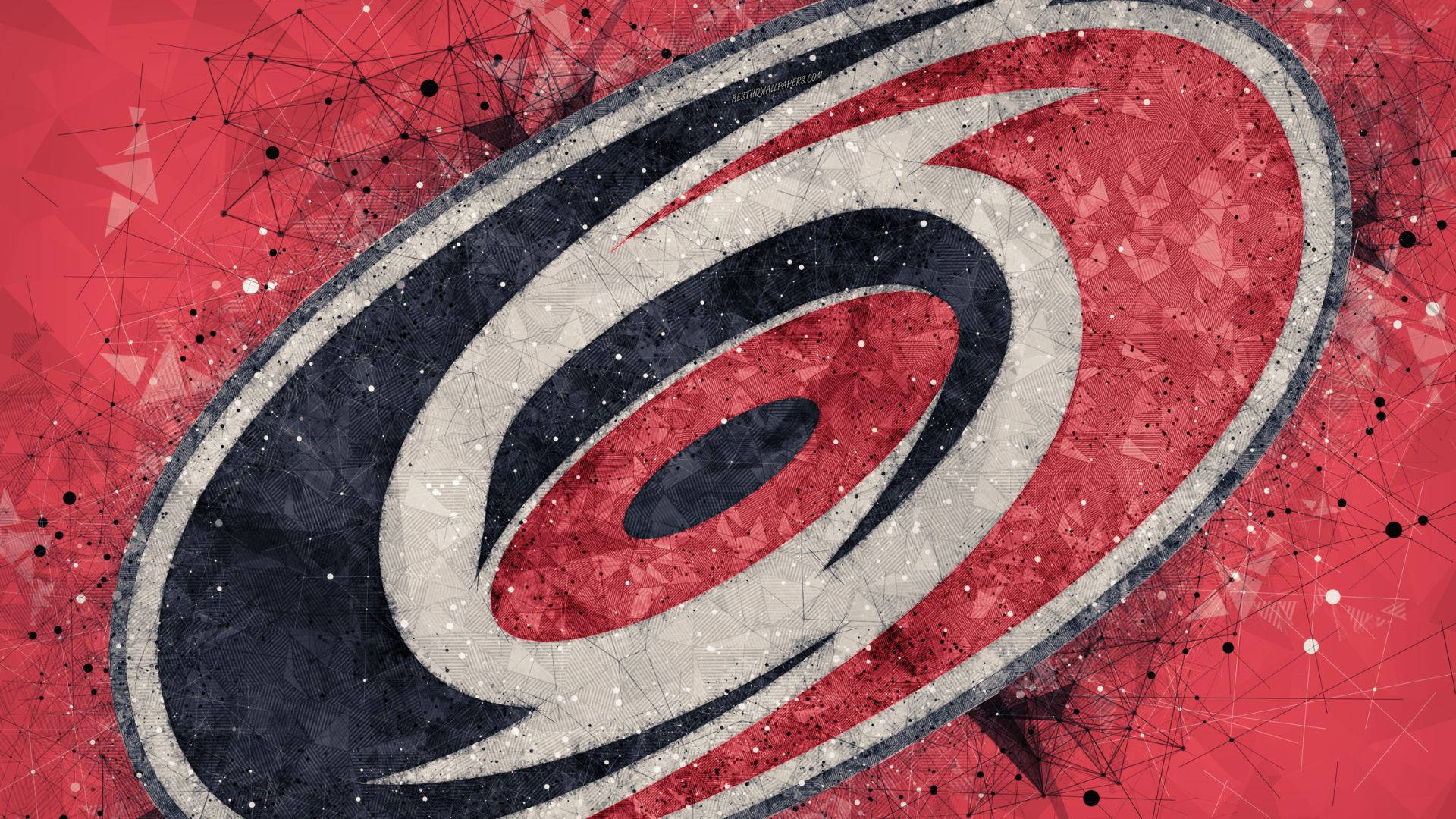 Carolina Hurricanes, red, black, Full HD Desktop Wallpaper