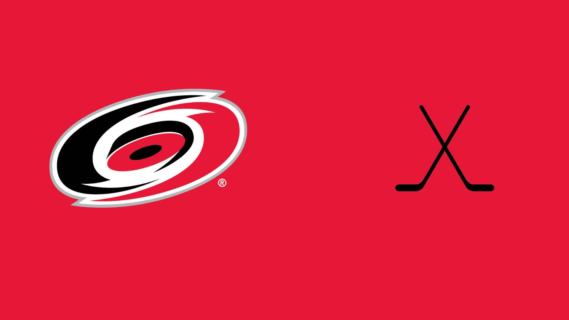 Carolina Hurricanes, red background, Carolina Hurricanes logo, Full HD Desktop Wallpaper