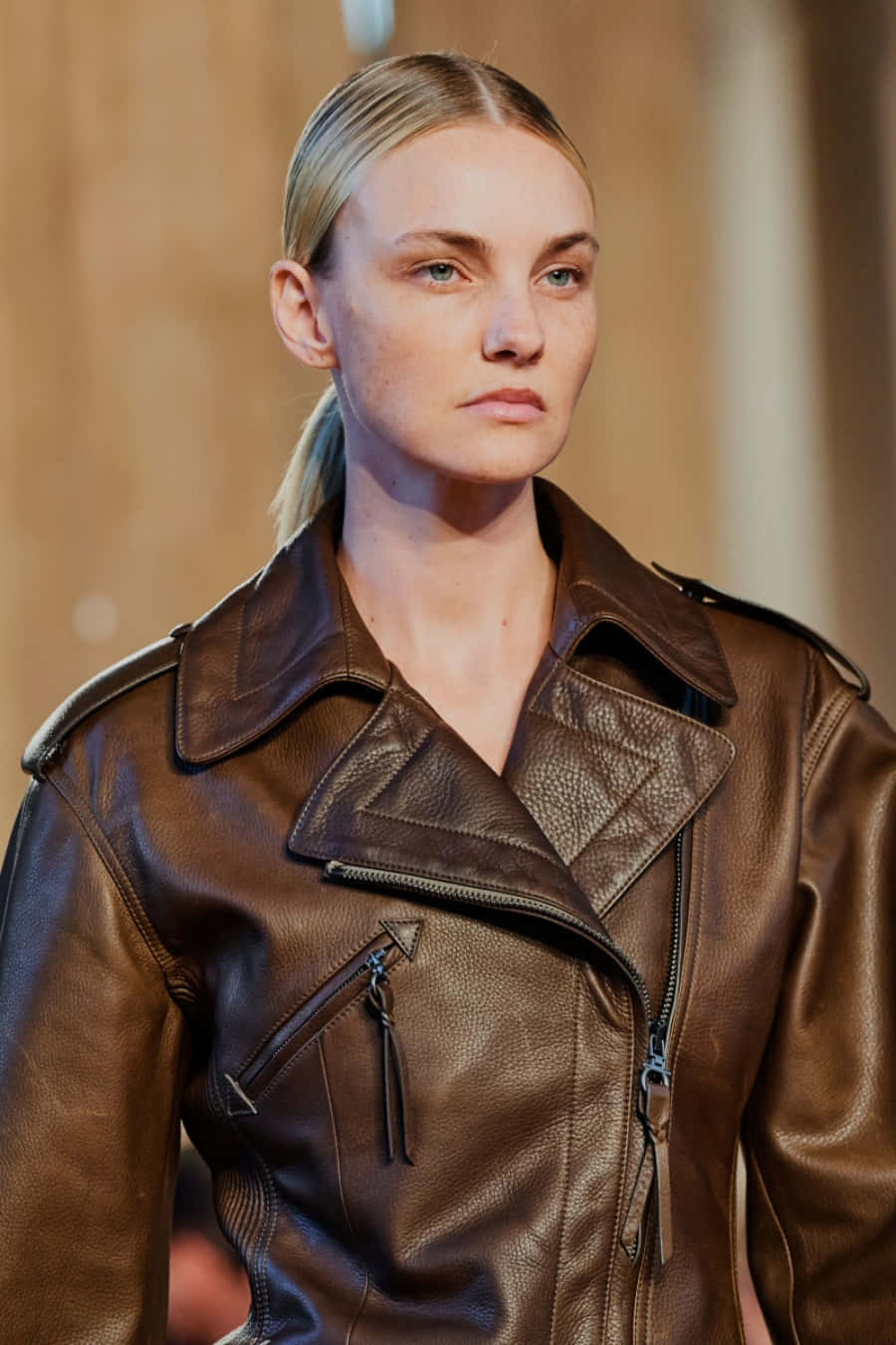 Caroline Trentini, blonde hair, ponytail, HD Phone Wallpaper