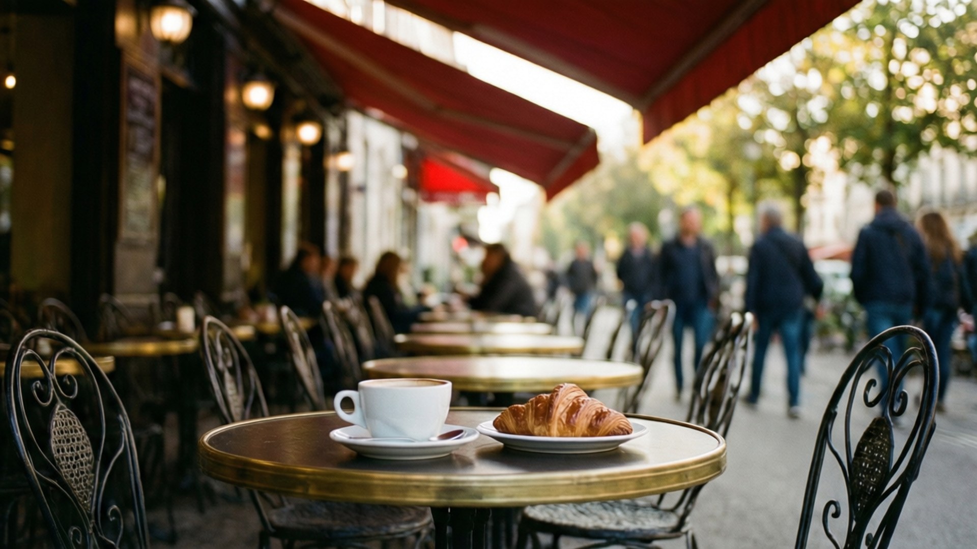 Carouge, café terrace, coffee, Full HD Desktop Wallpaper