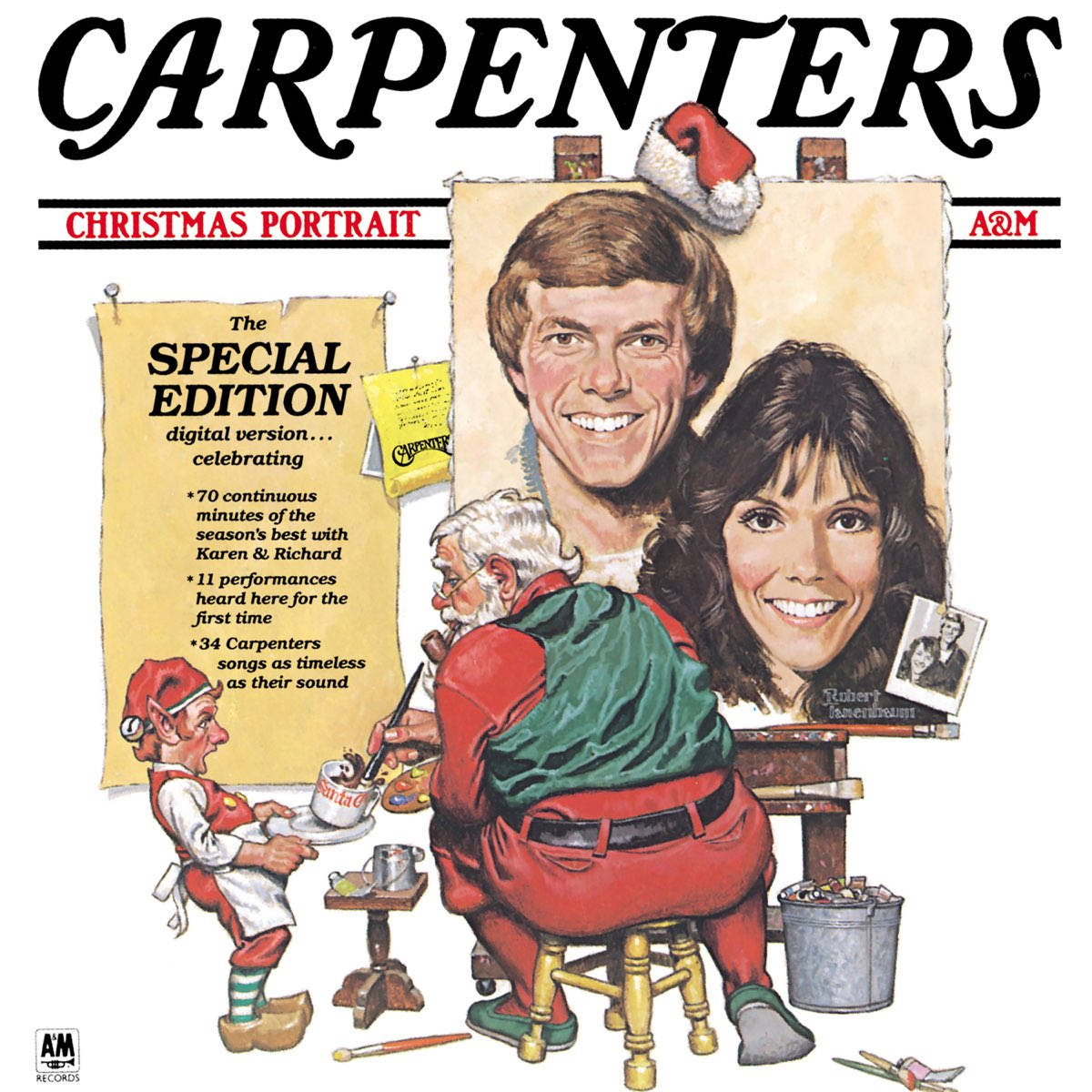 Carpenters, Christmas Portrait Album, 1978, SD Desktop Wallpaper