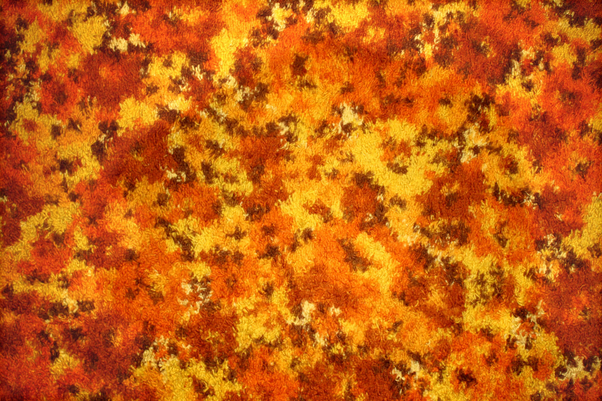 luxurious carpet texture, plush rug, fiery orange yellow, Full HD Desktop Wallpaper