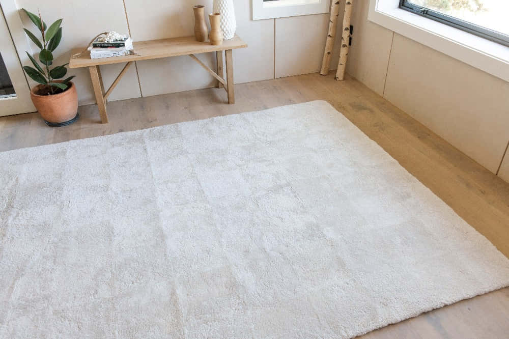 modern beige carpet texture, soft white shag rug, light wood flooring, SD Desktop Wallpaper