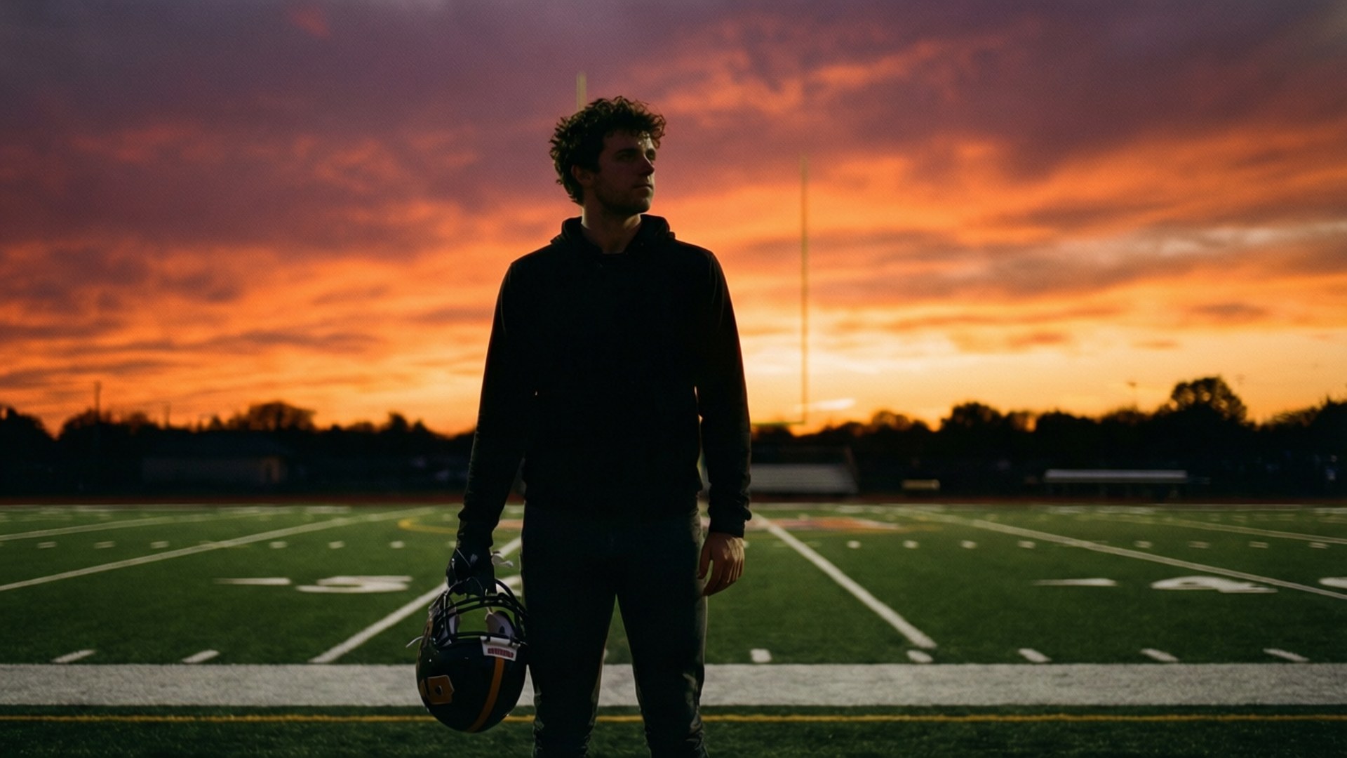 Carrington Valentine, sunset, field, Full HD Desktop Wallpaper
