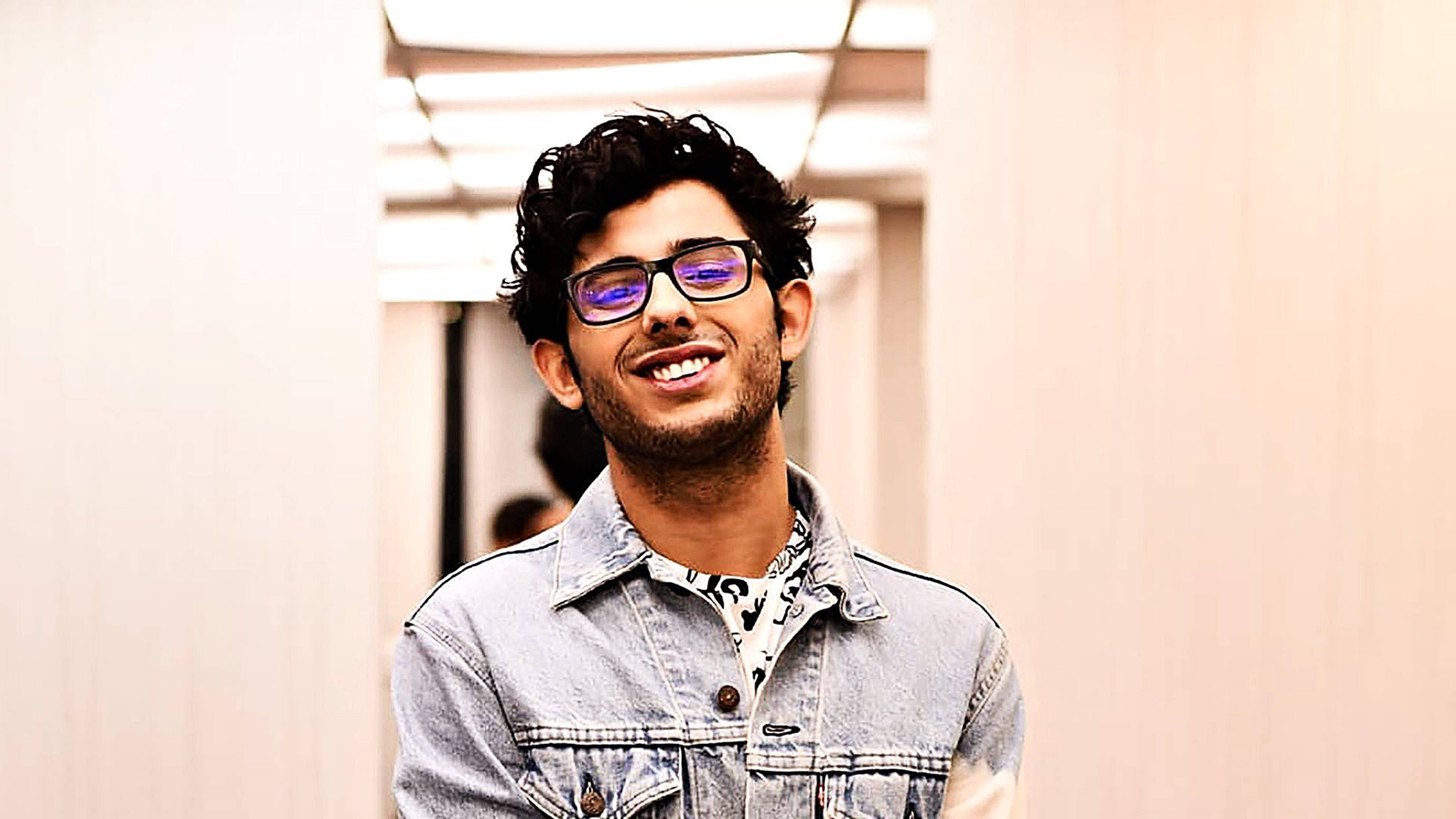CarryMinati, denim jacket, glasses, 5K Desktop Wallpaper