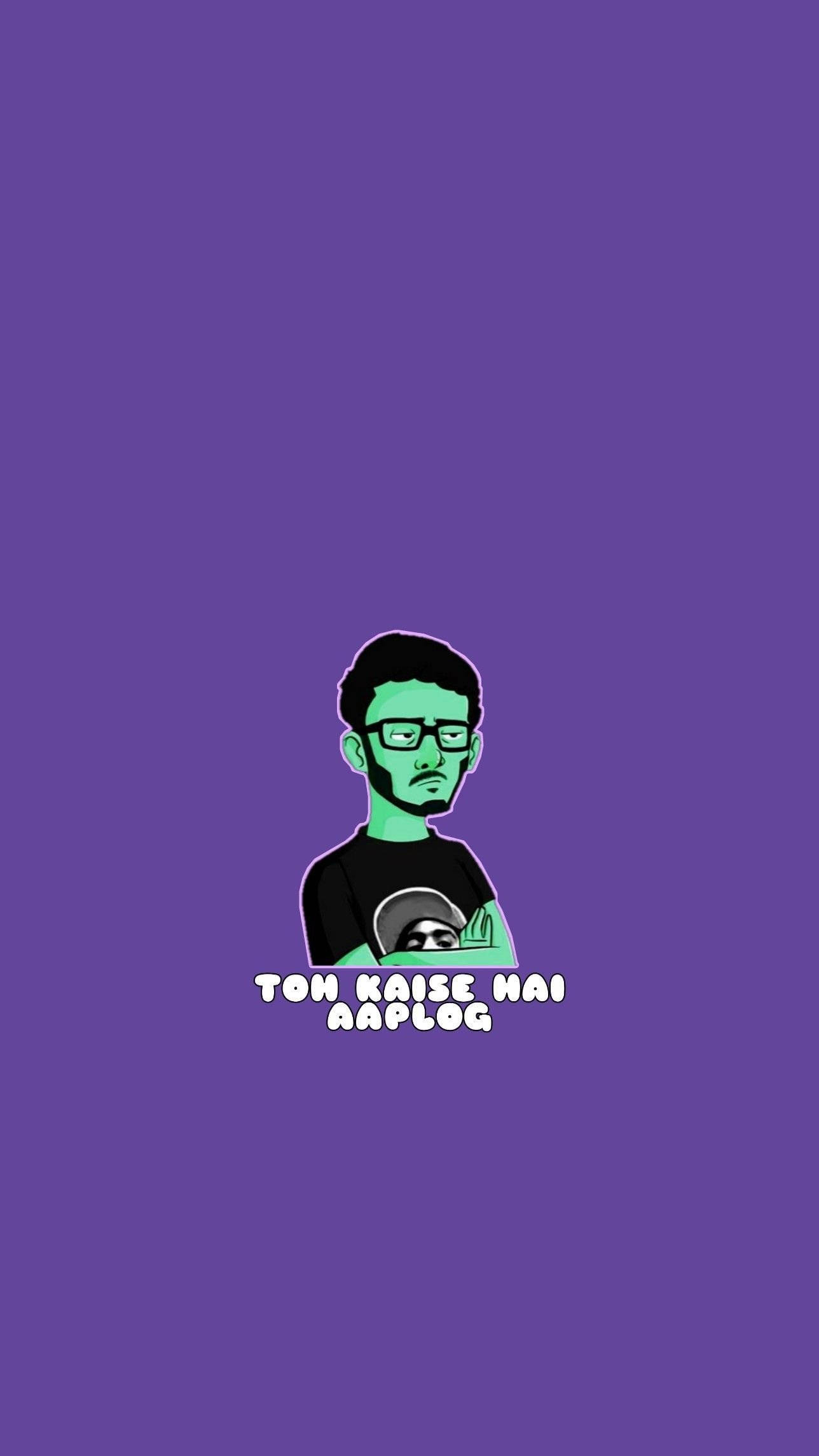 Carryminati, green-faced, glasses, Full HD Phone Wallpaper