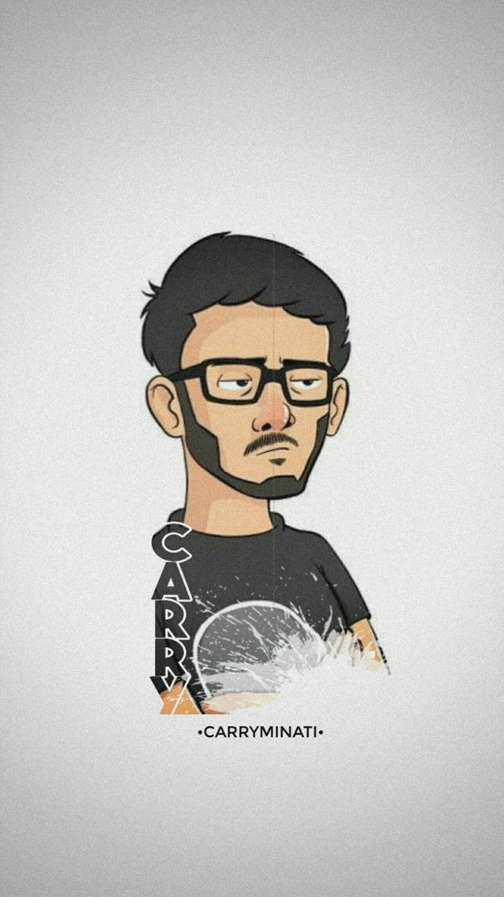 Carryminati, black t-shirt, glasses, HD Phone Wallpaper
