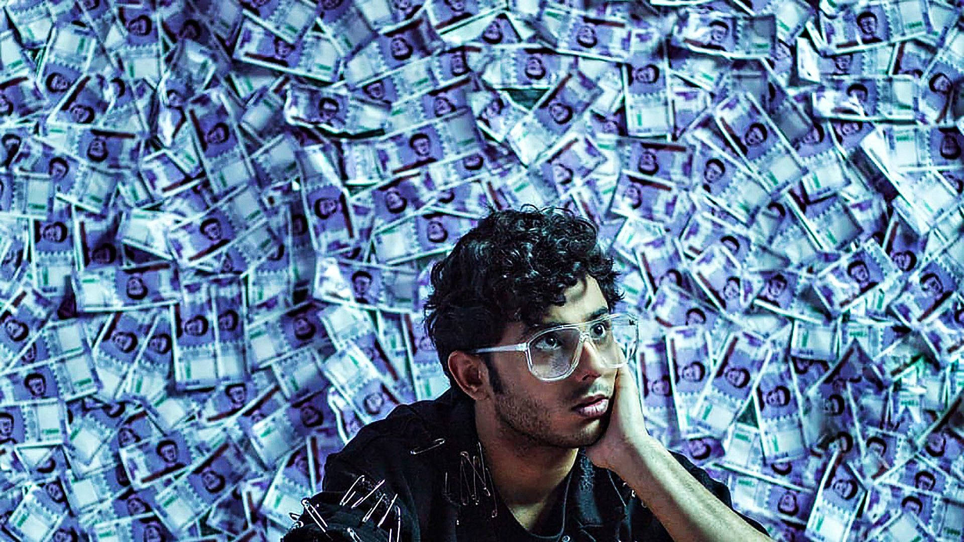 Carryminati, curly hair, glasses, Full HD Desktop Wallpaper