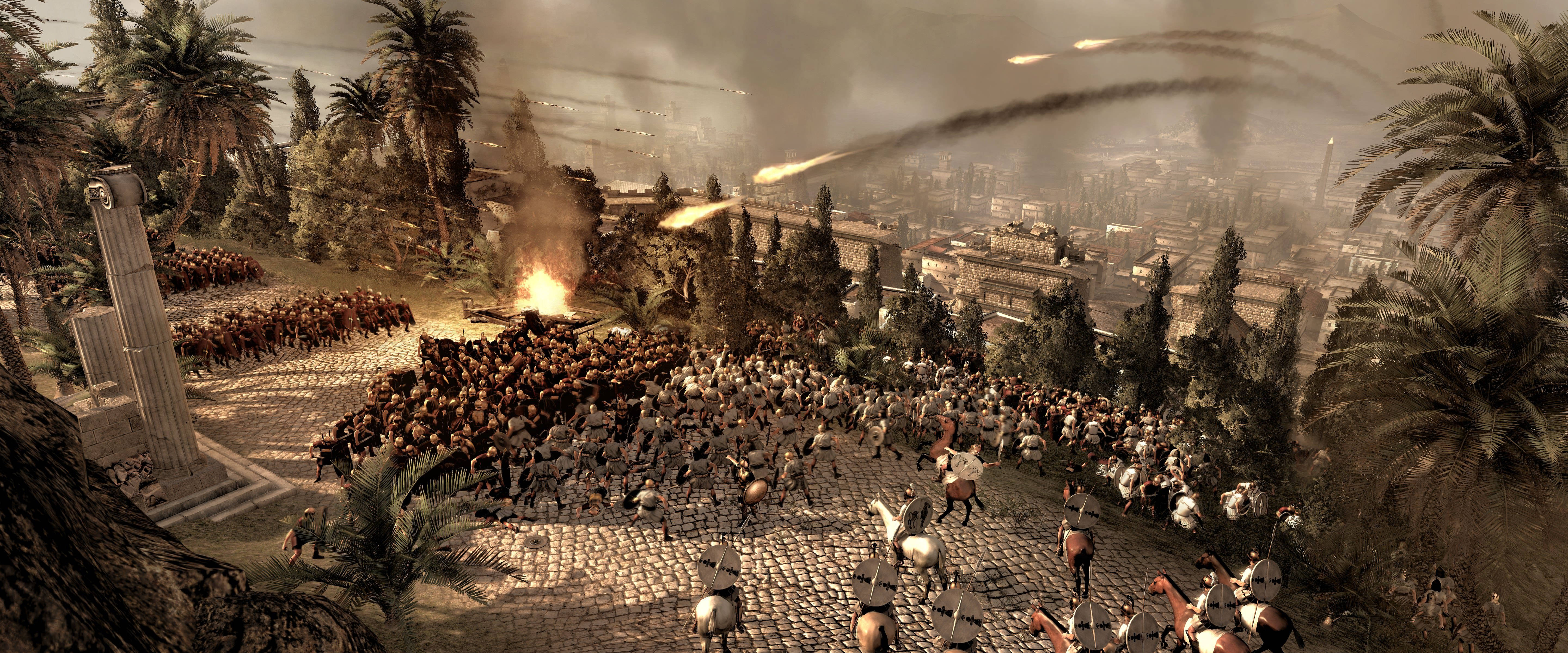 Carthage, catapults, siege, 5K Desktop Wallpaper