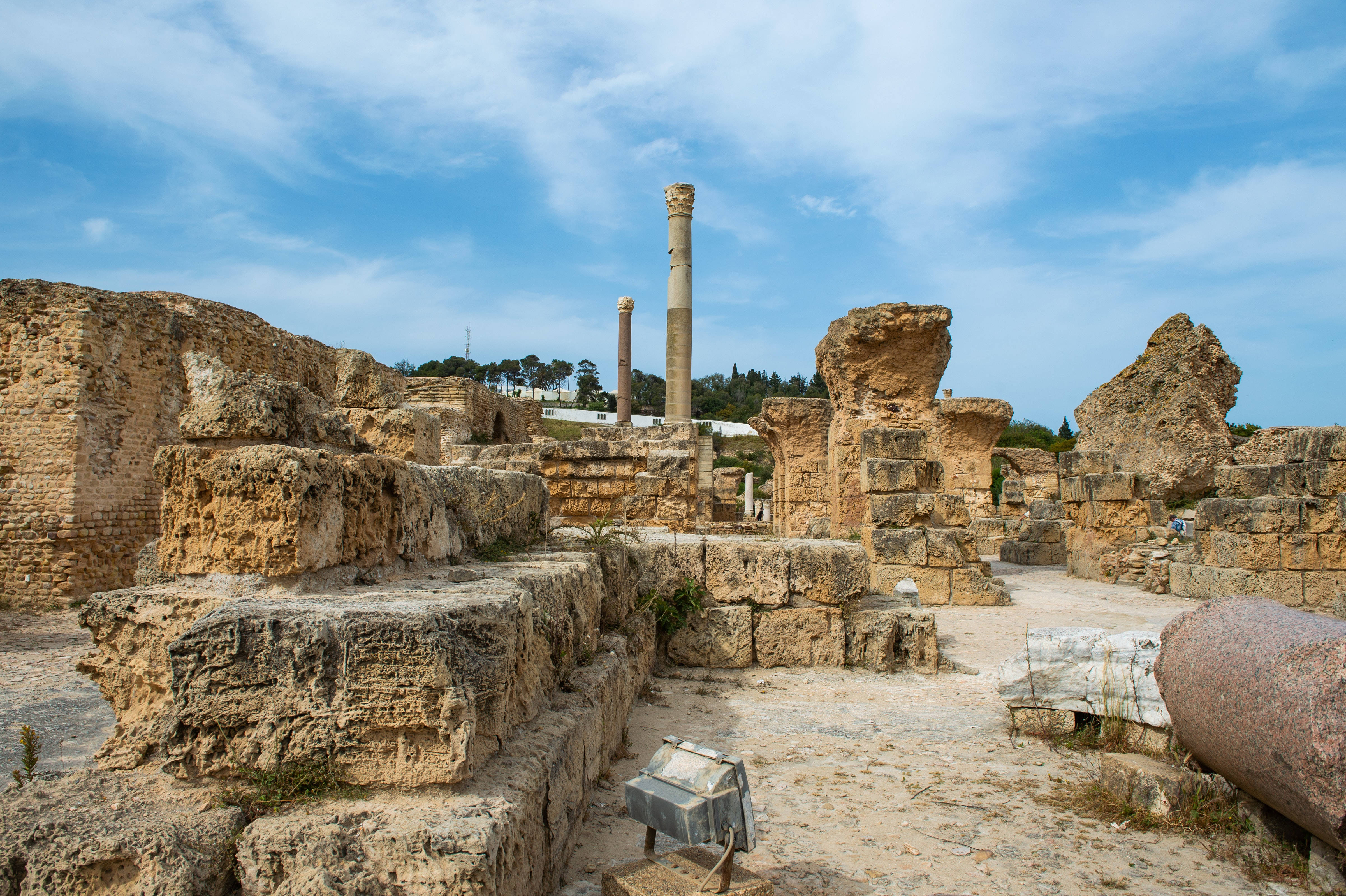 Carthage, ruins, stone ruins, 4K Desktop Wallpaper