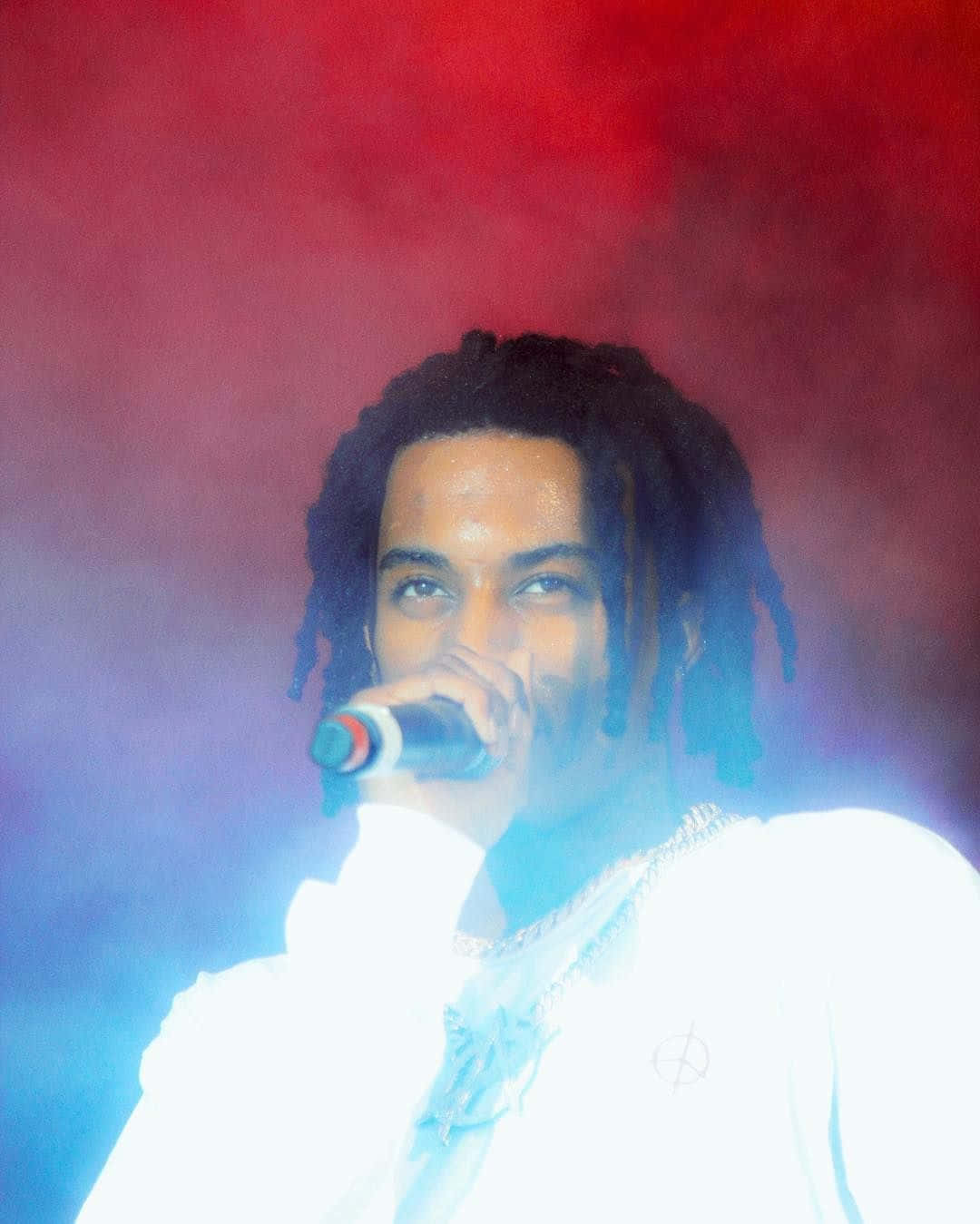 Carti Pfp, dreadlocks, mic, HD Phone Wallpaper
