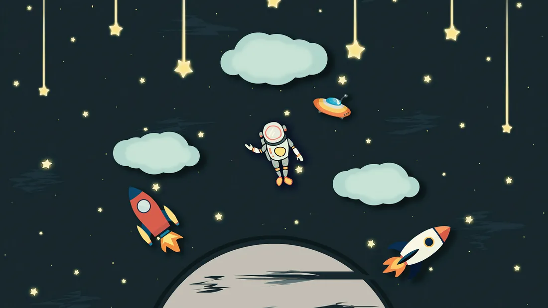 Cartoon Astronaut