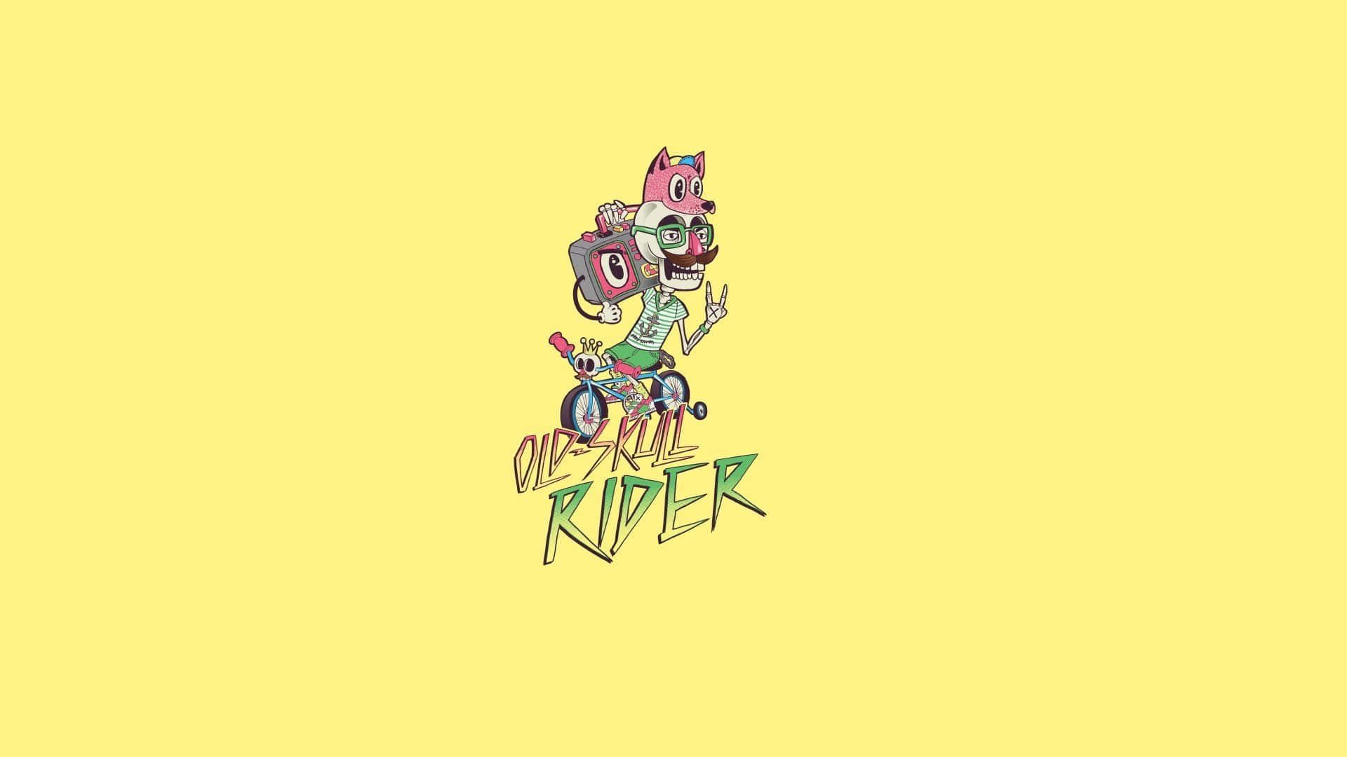 pink cat, glasses, scooter, Full HD Desktop Wallpaper