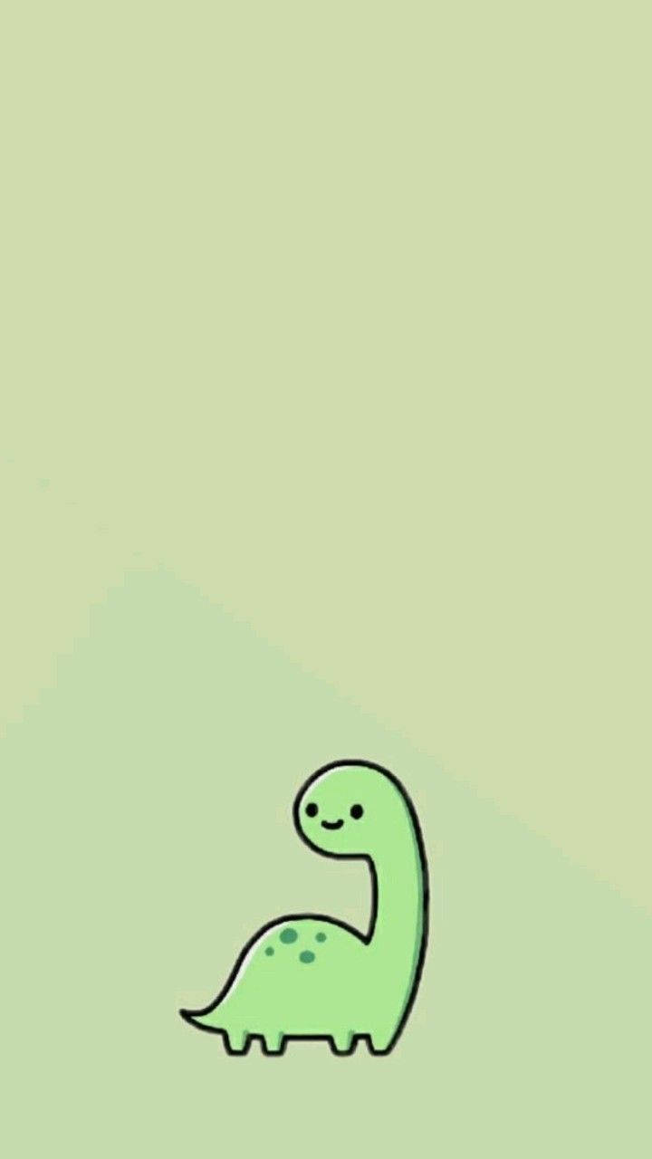 cartoon dinosaur, light green, smiling face, HD Phone Wallpaper