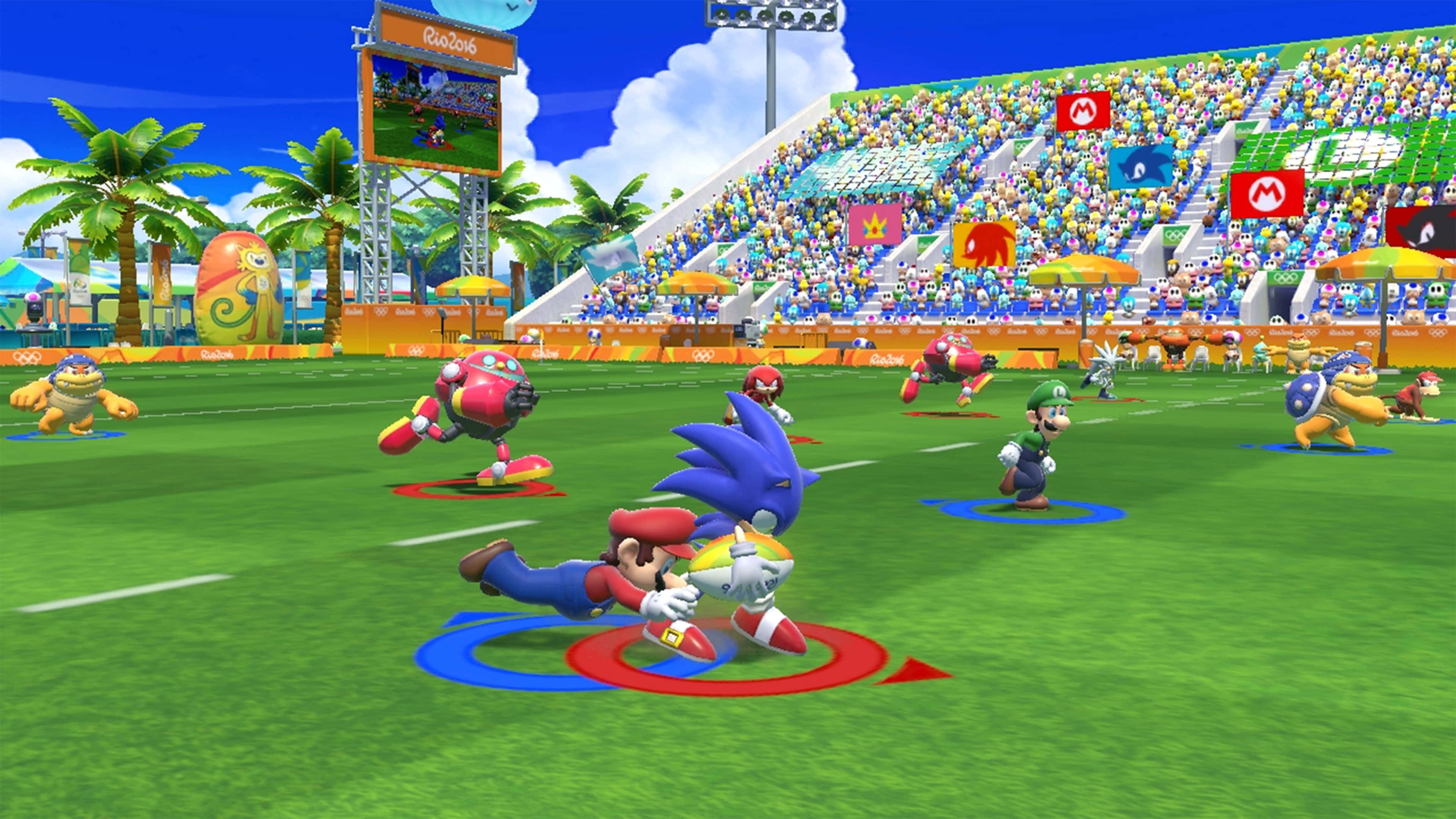 Cartoon Games, 3840 x 2160, sunny stadium, 4K Desktop Wallpaper