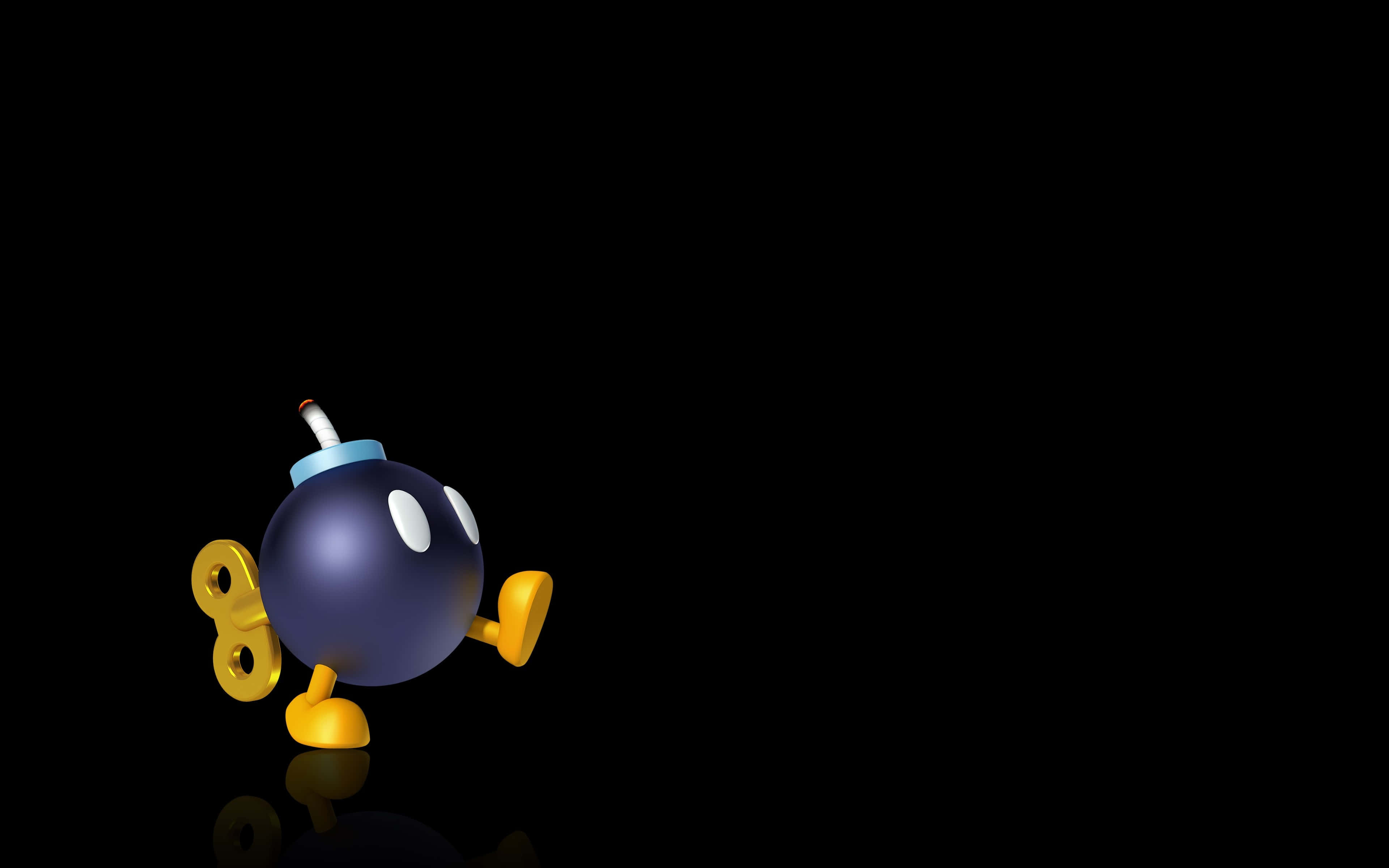 Cartoon Games, blue bomb, yellow limbs, 4K Desktop Wallpaper
