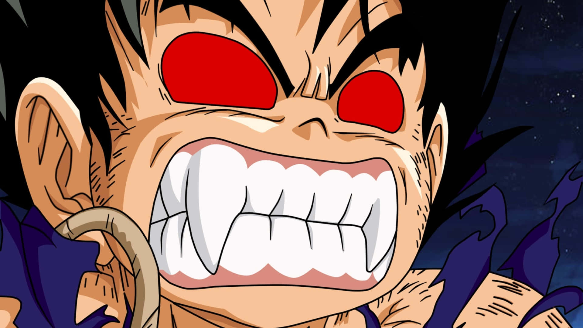 Cartoon Horror, anime character, red eyes, Full HD Desktop Wallpaper