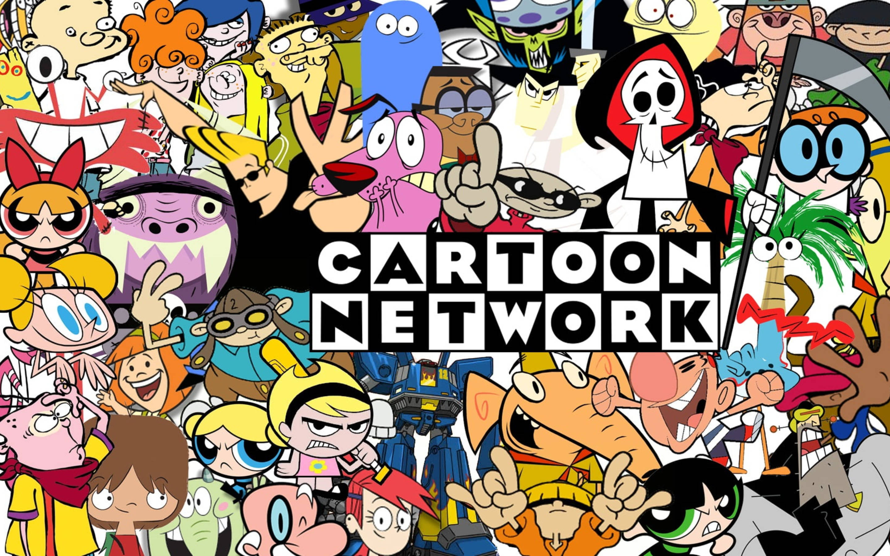 Cartoon Network, characters, collage, 2K Desktop Wallpaper