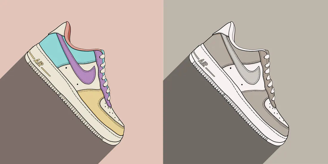 Cartoon Nike Shoes