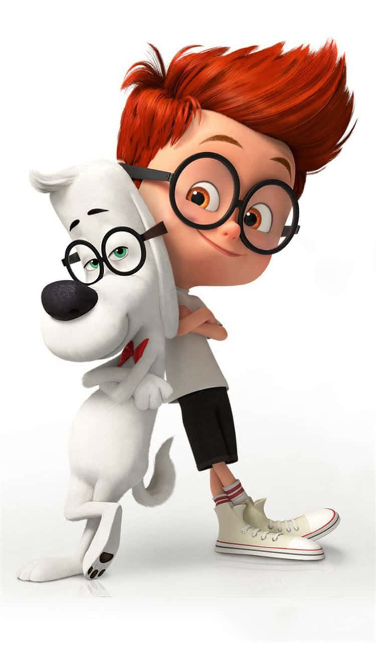 cartoon poster, red-haired boy, glasses, HD Phone Wallpaper