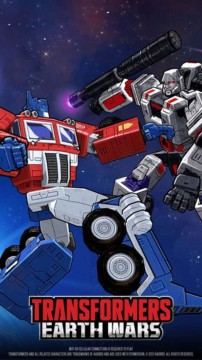 Cartoon Robot, giant robot warriors, space, SD Phone Wallpaper